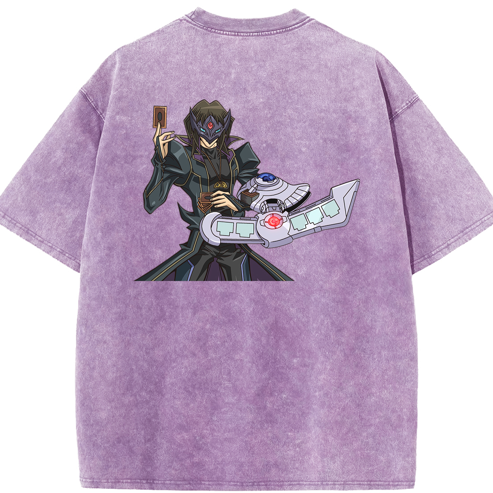 （画像用） 遊☆戯☆王 Yu-Gi-Oh! 綿100% ヴィンテージ風 半袖Tシャツ（背面プリント）