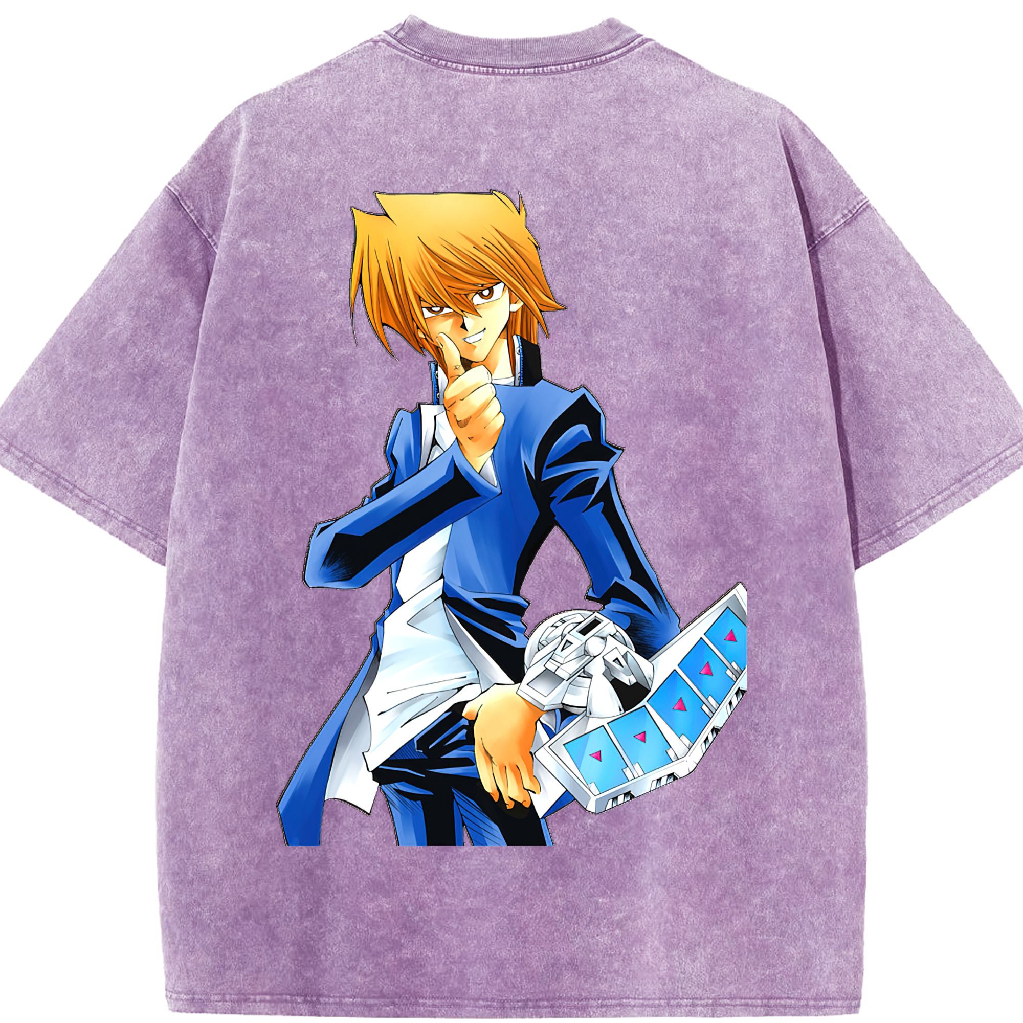 （画像用） 遊☆戯☆王 Yu-Gi-Oh! 綿100% ヴィンテージ風 半袖Tシャツ（背面プリント）