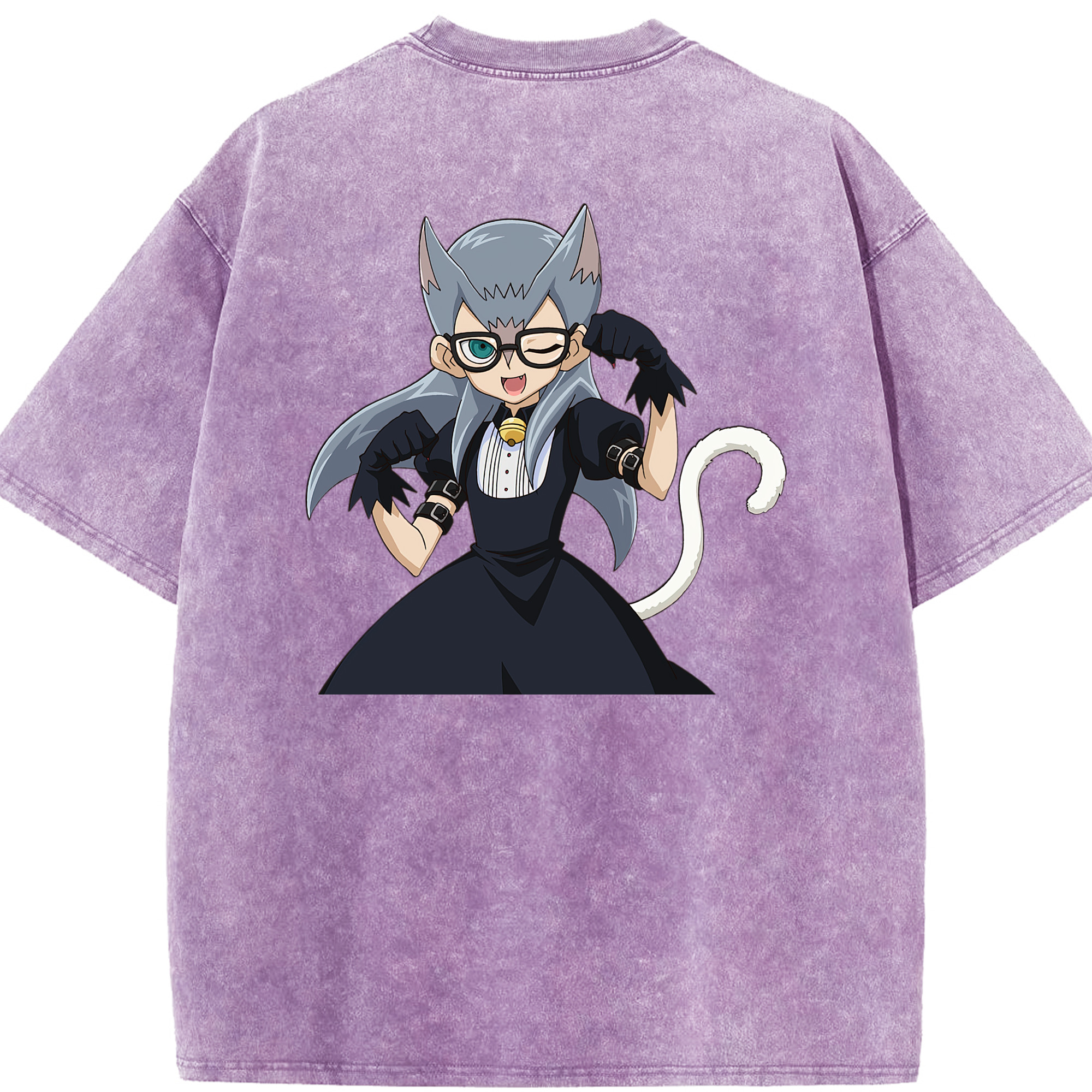 （画像用） 遊☆戯☆王 Yu-Gi-Oh! 綿100% ヴィンテージ風 半袖Tシャツ（背面プリント）