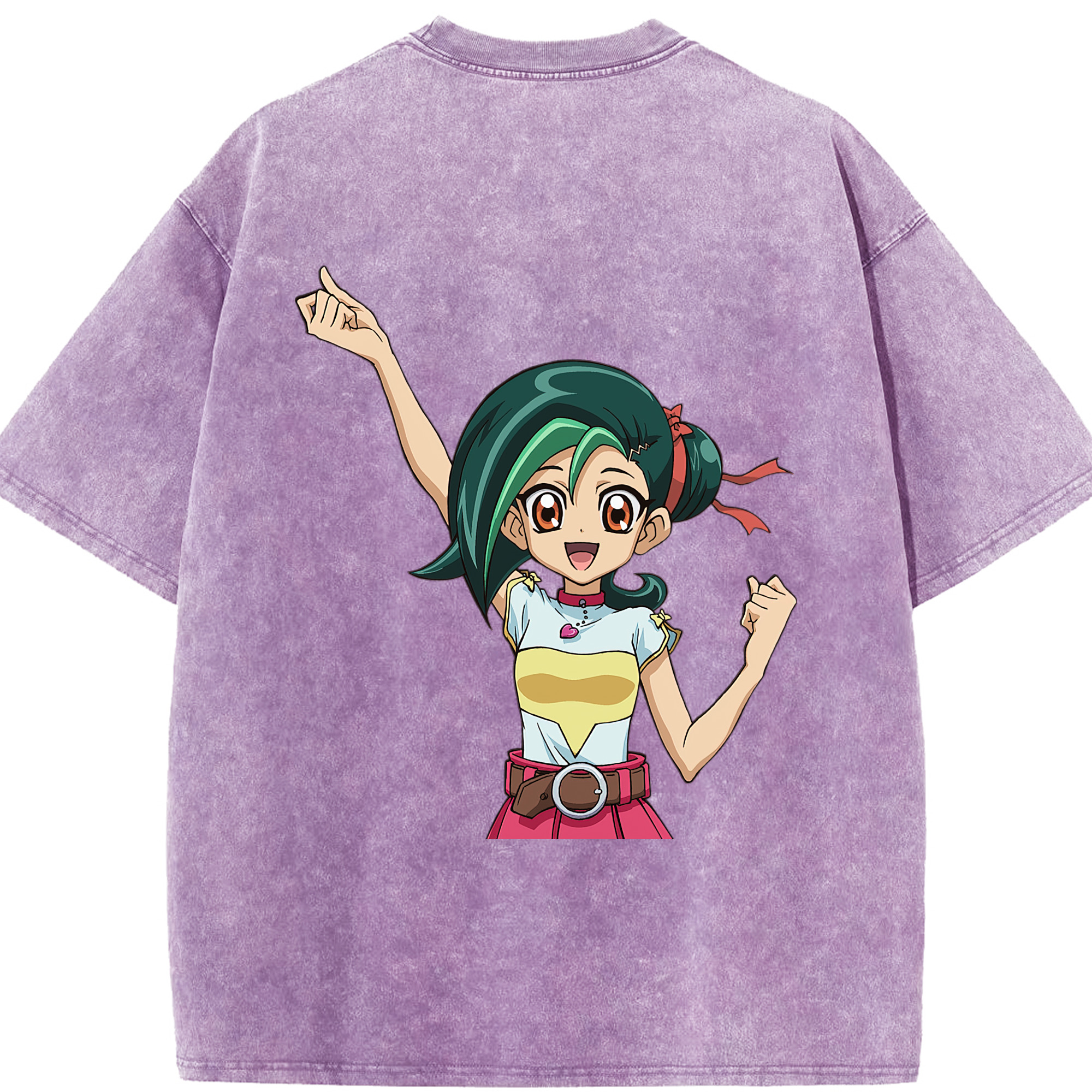 （画像用） 遊☆戯☆王 Yu-Gi-Oh! 綿100% ヴィンテージ風 半袖Tシャツ（背面プリント）