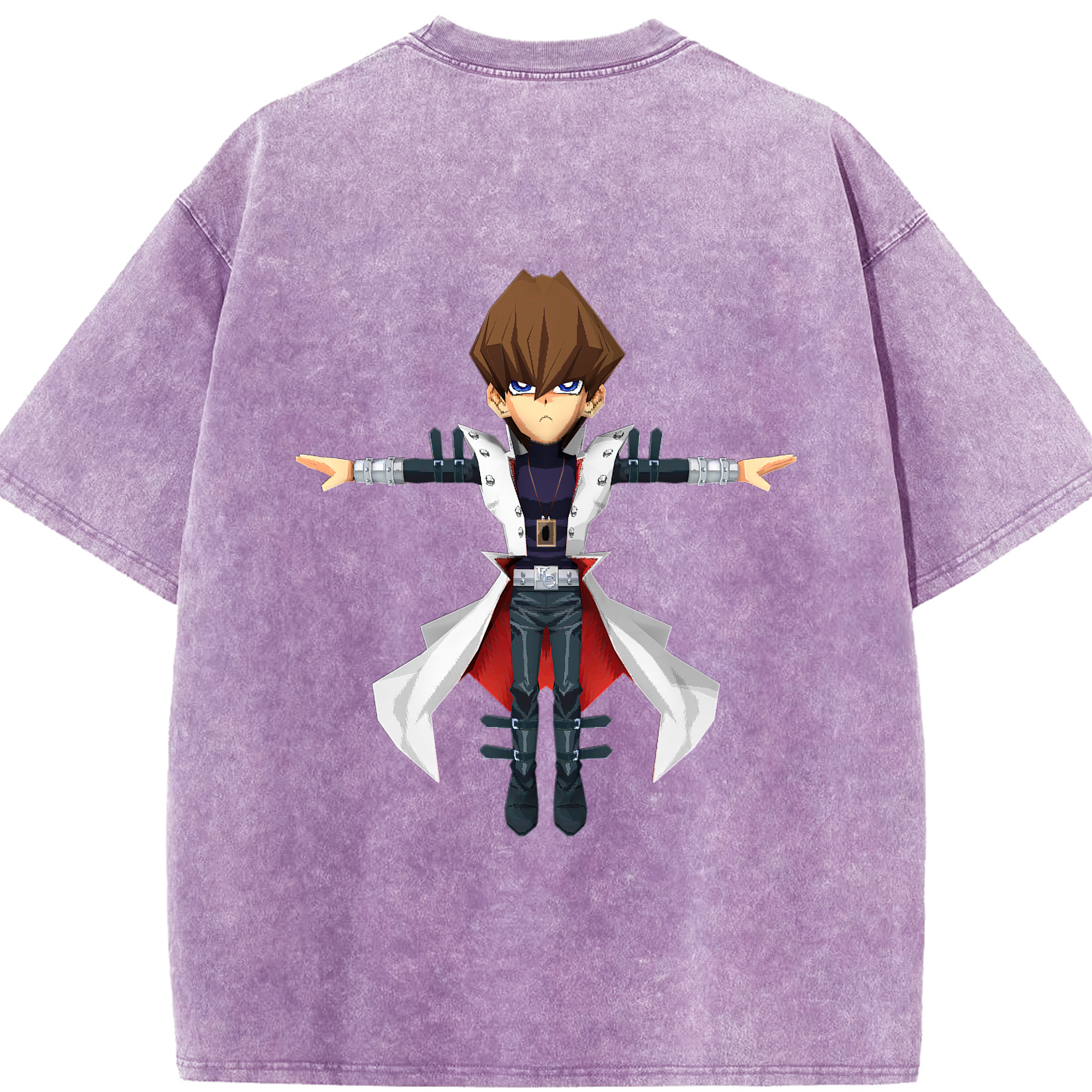 （画像用） 遊☆戯☆王 Yu-Gi-Oh! 綿100% ヴィンテージ風 半袖Tシャツ（背面プリント）
