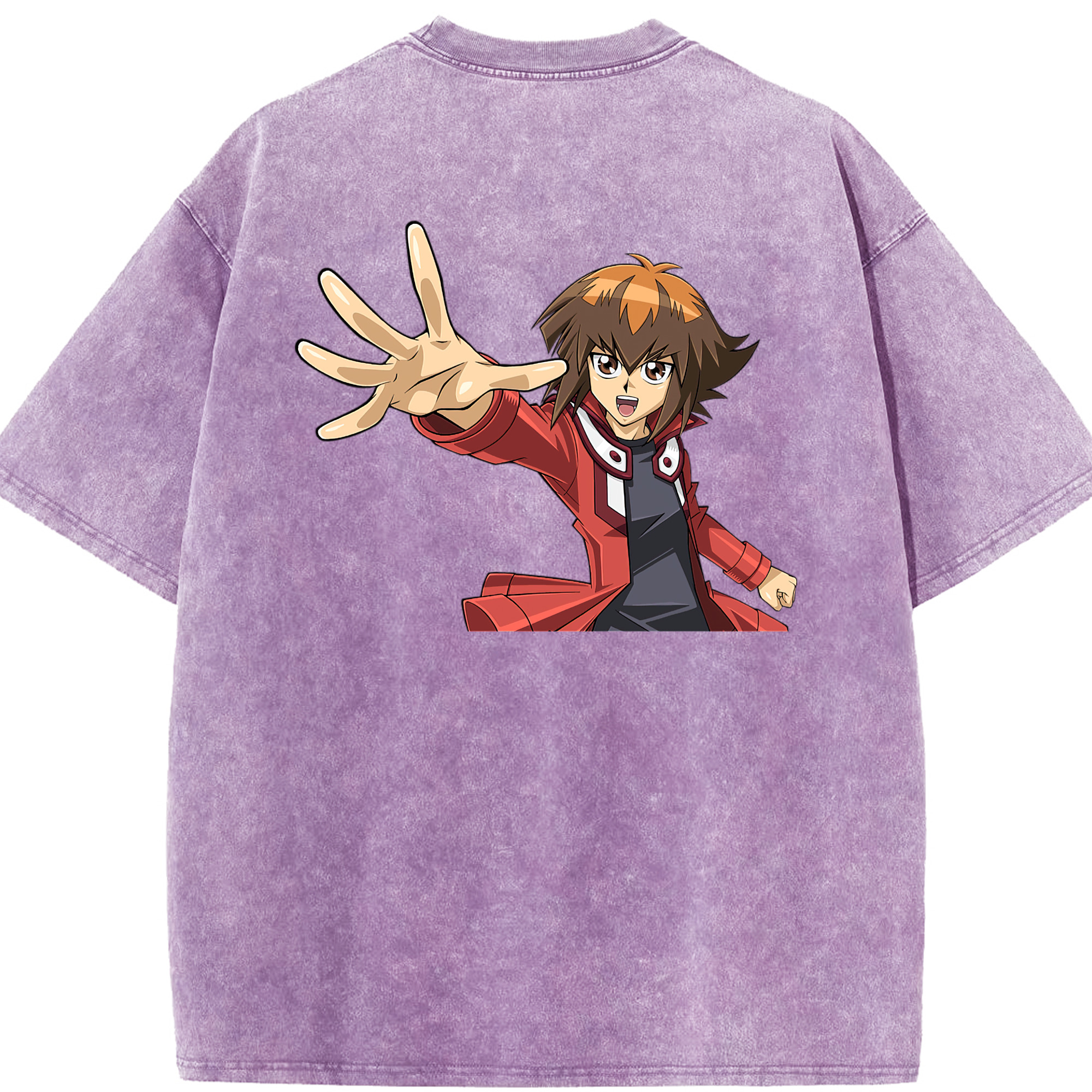 （画像用） 遊☆戯☆王 Yu-Gi-Oh! 綿100% ヴィンテージ風 半袖Tシャツ（背面プリント）