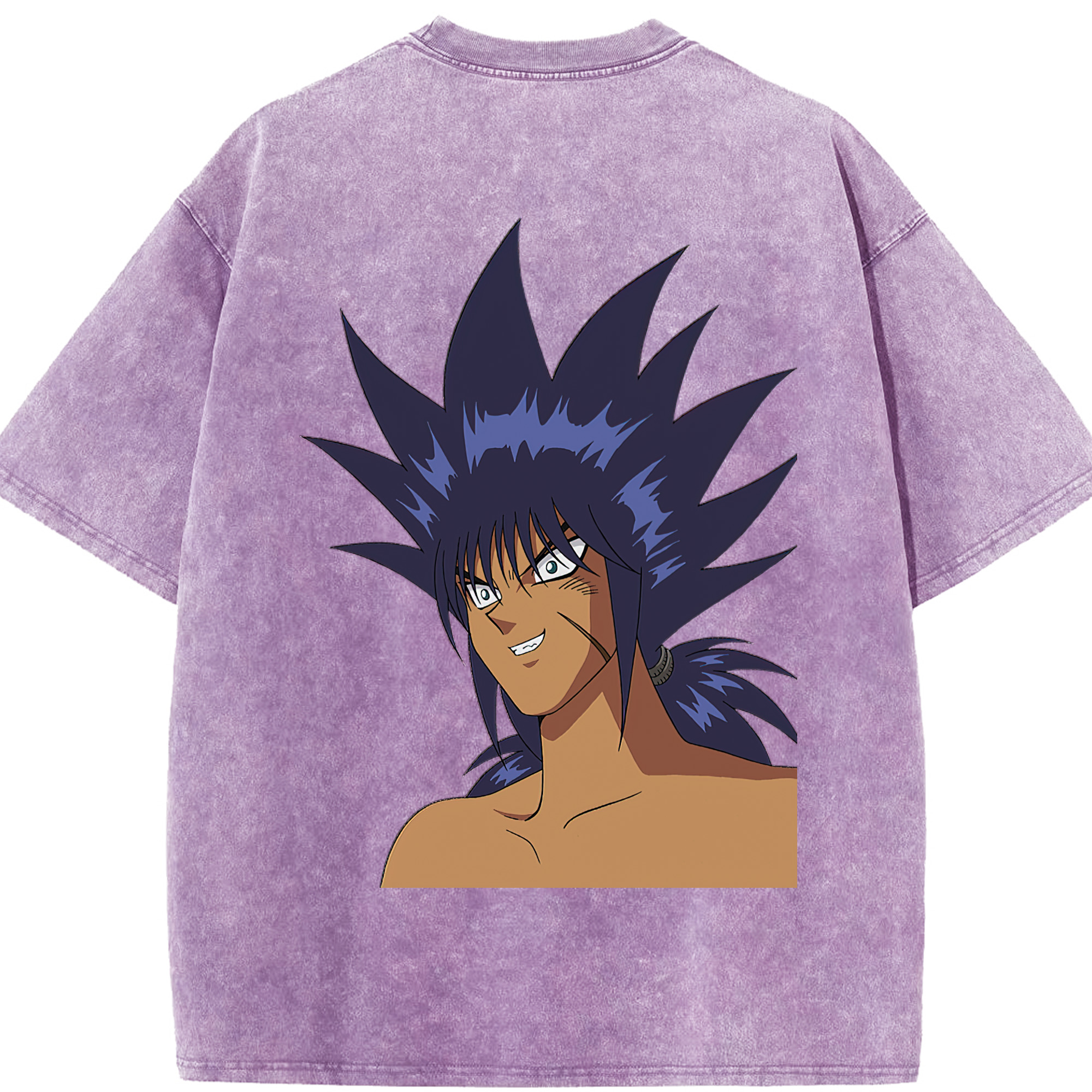（画像用） 遊☆戯☆王 Yu-Gi-Oh! 綿100% ヴィンテージ風 半袖Tシャツ（背面プリント）