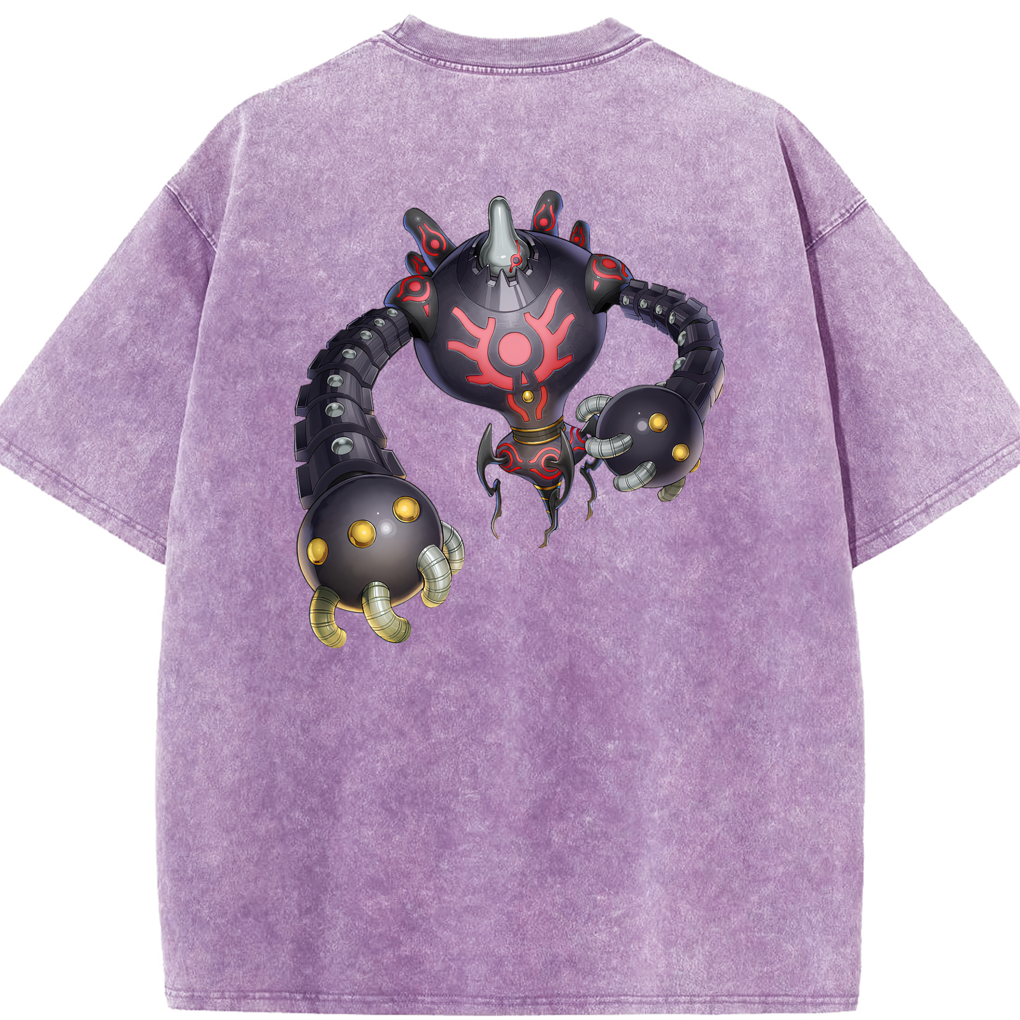 （画像用） 遊☆戯☆王 Yu-Gi-Oh! 綿100% ヴィンテージ風 半袖Tシャツ（背面プリント）