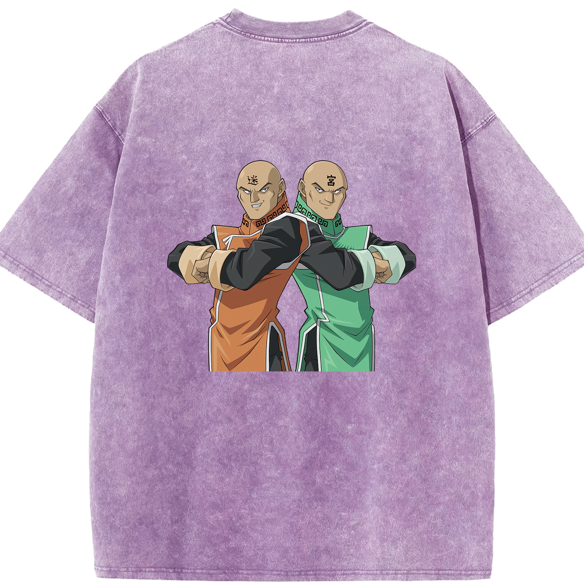 （画像用） 遊☆戯☆王 Yu-Gi-Oh! 綿100% ヴィンテージ風 半袖Tシャツ（背面プリント）