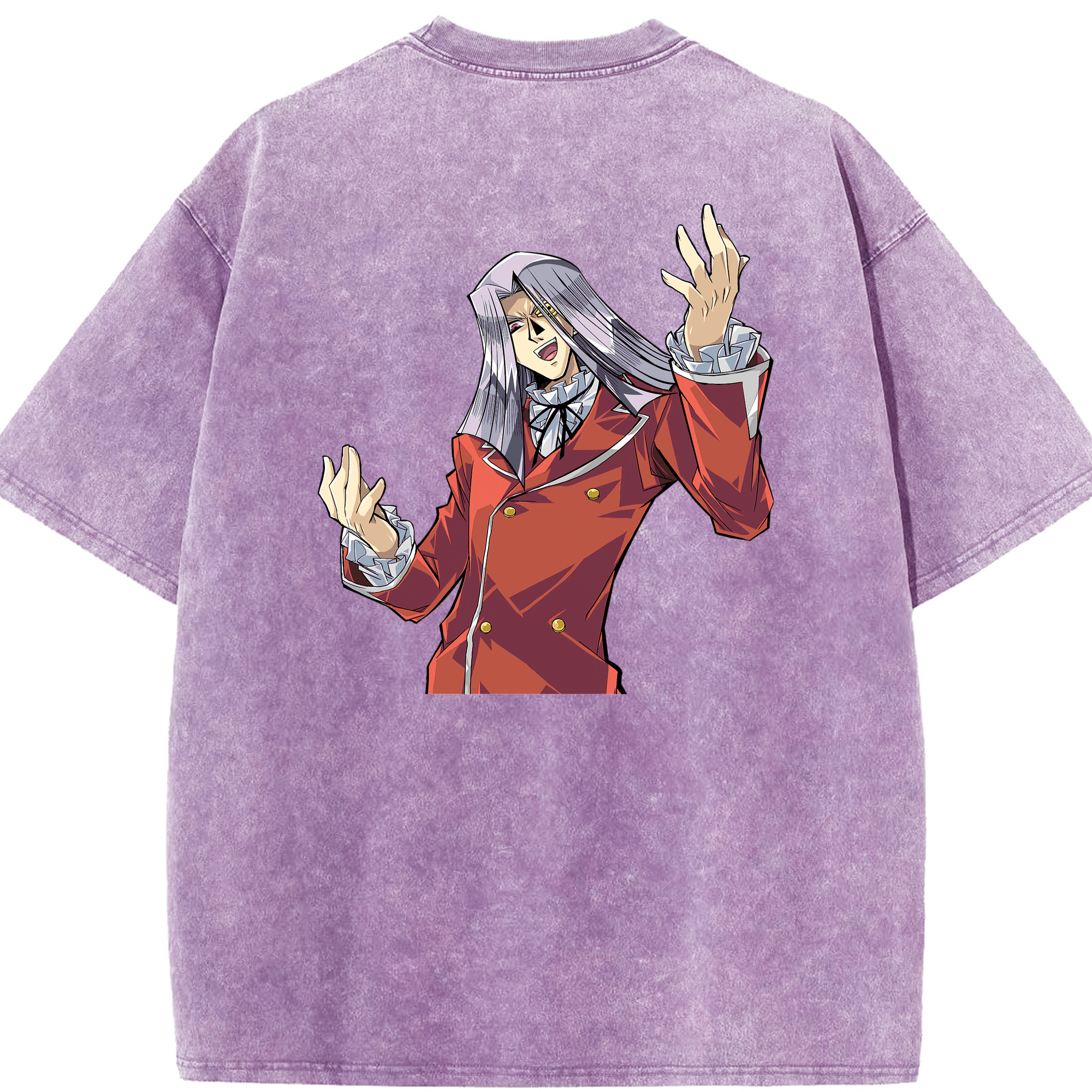（画像用） 遊☆戯☆王 Yu-Gi-Oh! 綿100% ヴィンテージ風 半袖Tシャツ（背面プリント）