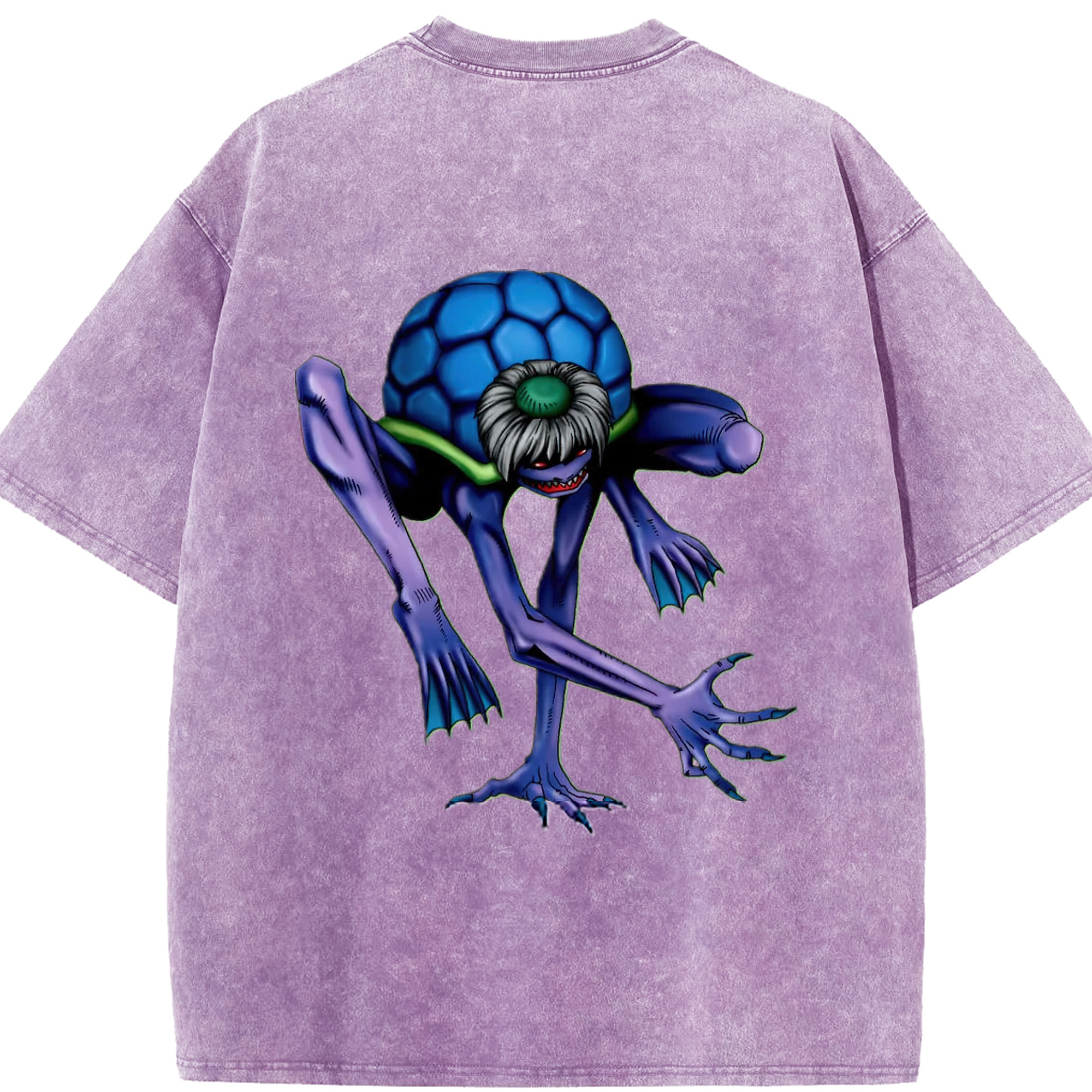 （画像用） 遊☆戯☆王 Yu-Gi-Oh! 綿100% ヴィンテージ風 半袖Tシャツ（背面プリント）