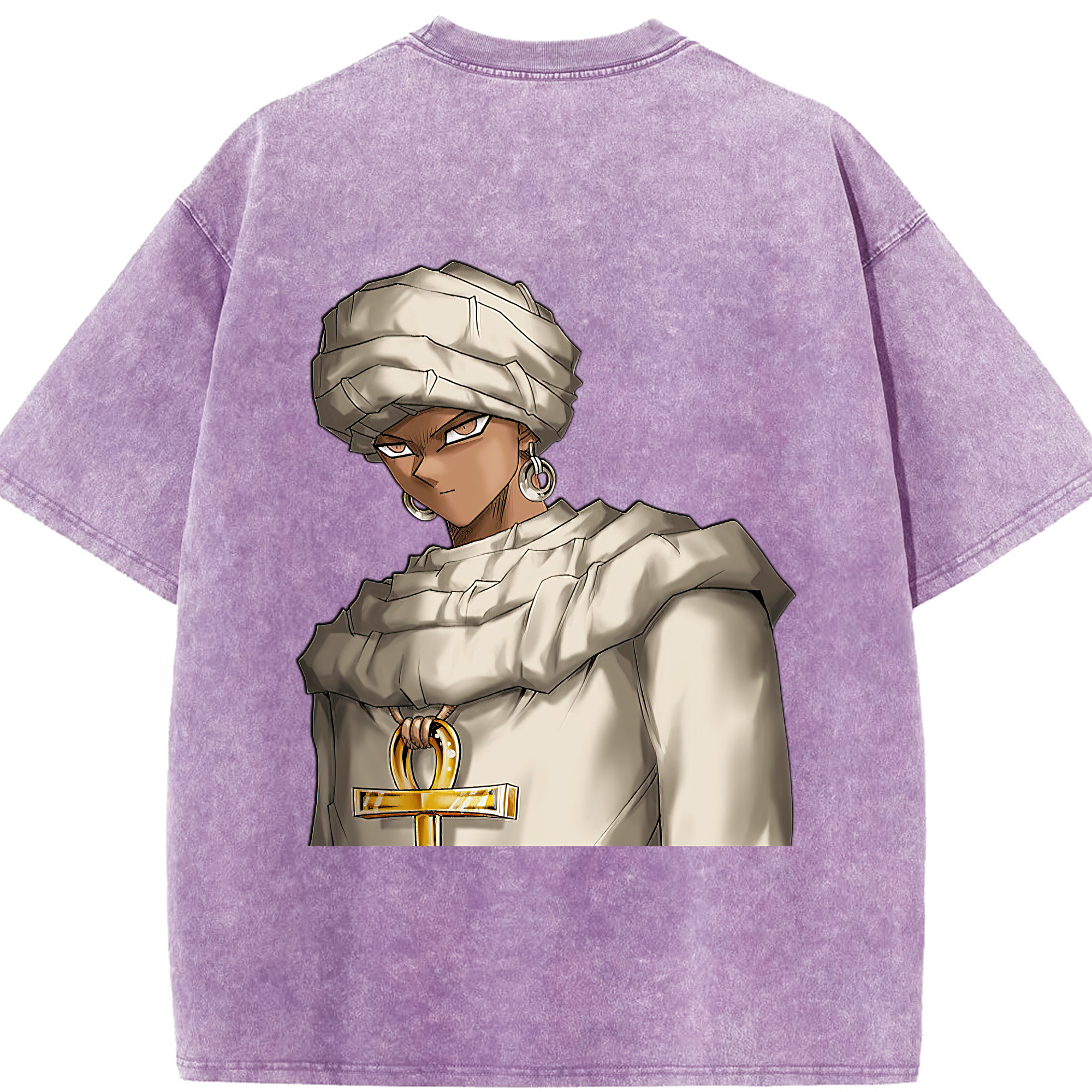 （画像用） 遊☆戯☆王 Yu-Gi-Oh! 綿100% ヴィンテージ風 半袖Tシャツ（背面プリント）