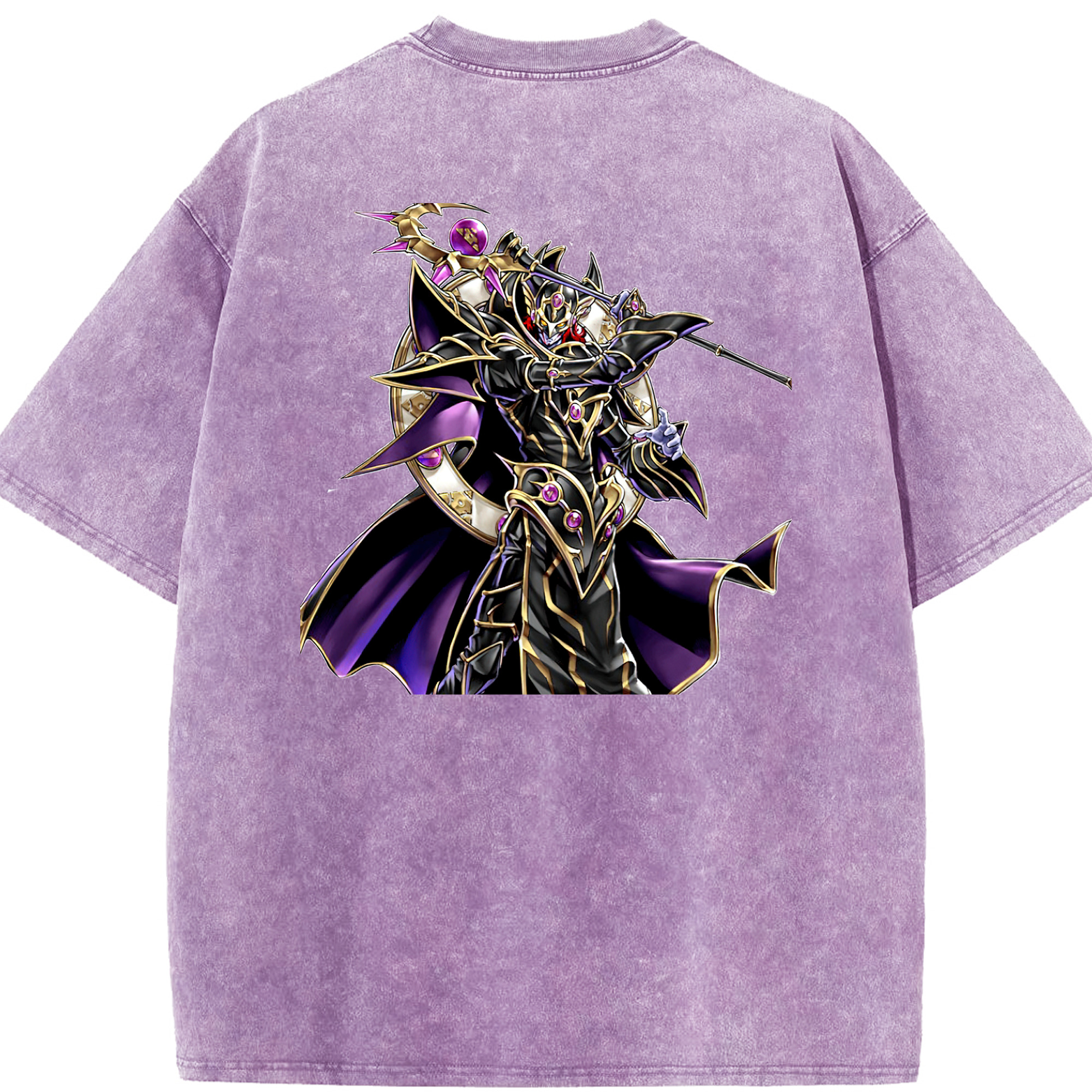 （画像用） 遊☆戯☆王 Yu-Gi-Oh! 綿100% ヴィンテージ風 半袖Tシャツ（背面プリント）