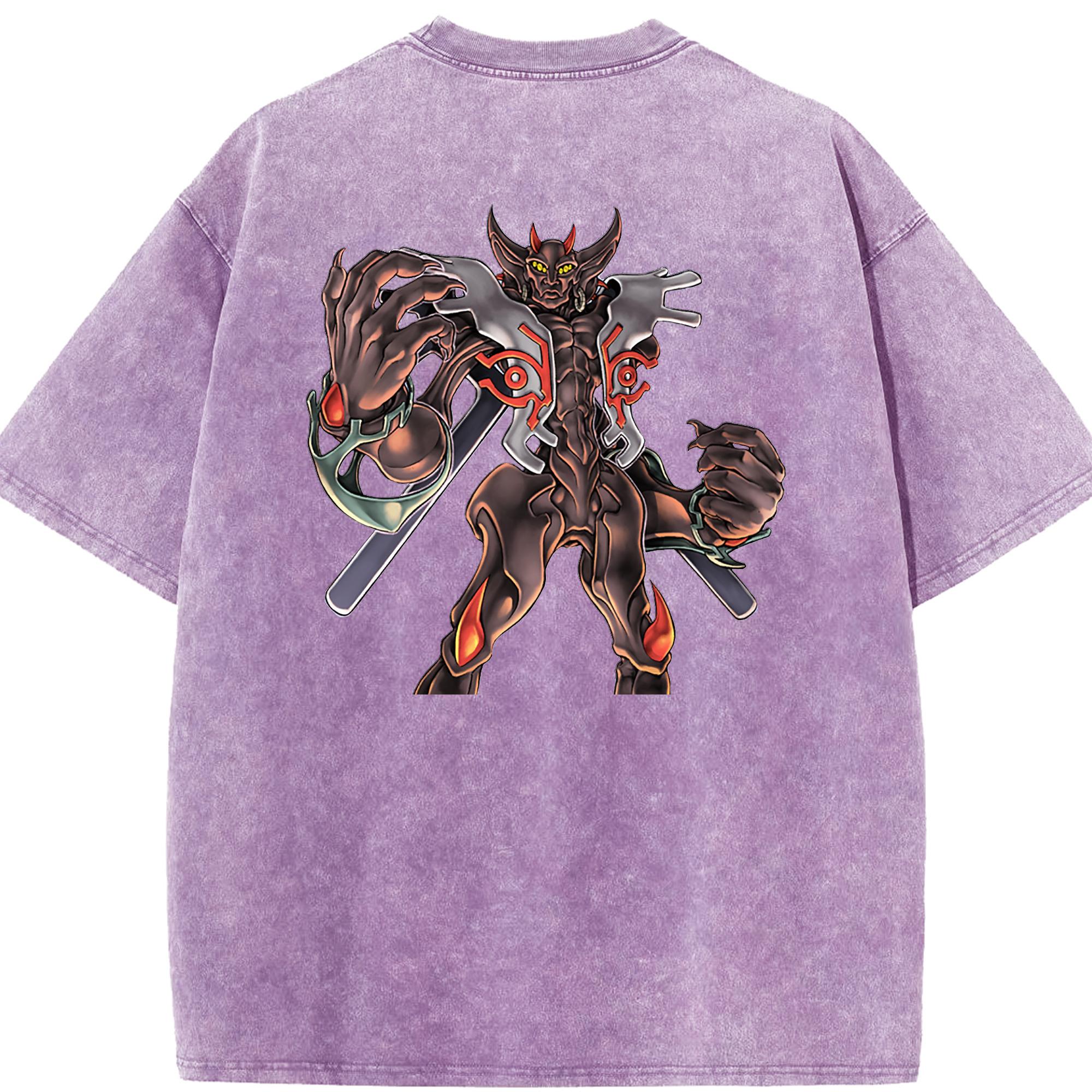 （画像用） 遊☆戯☆王 Yu-Gi-Oh! 綿100% ヴィンテージ風 半袖Tシャツ（背面プリント）