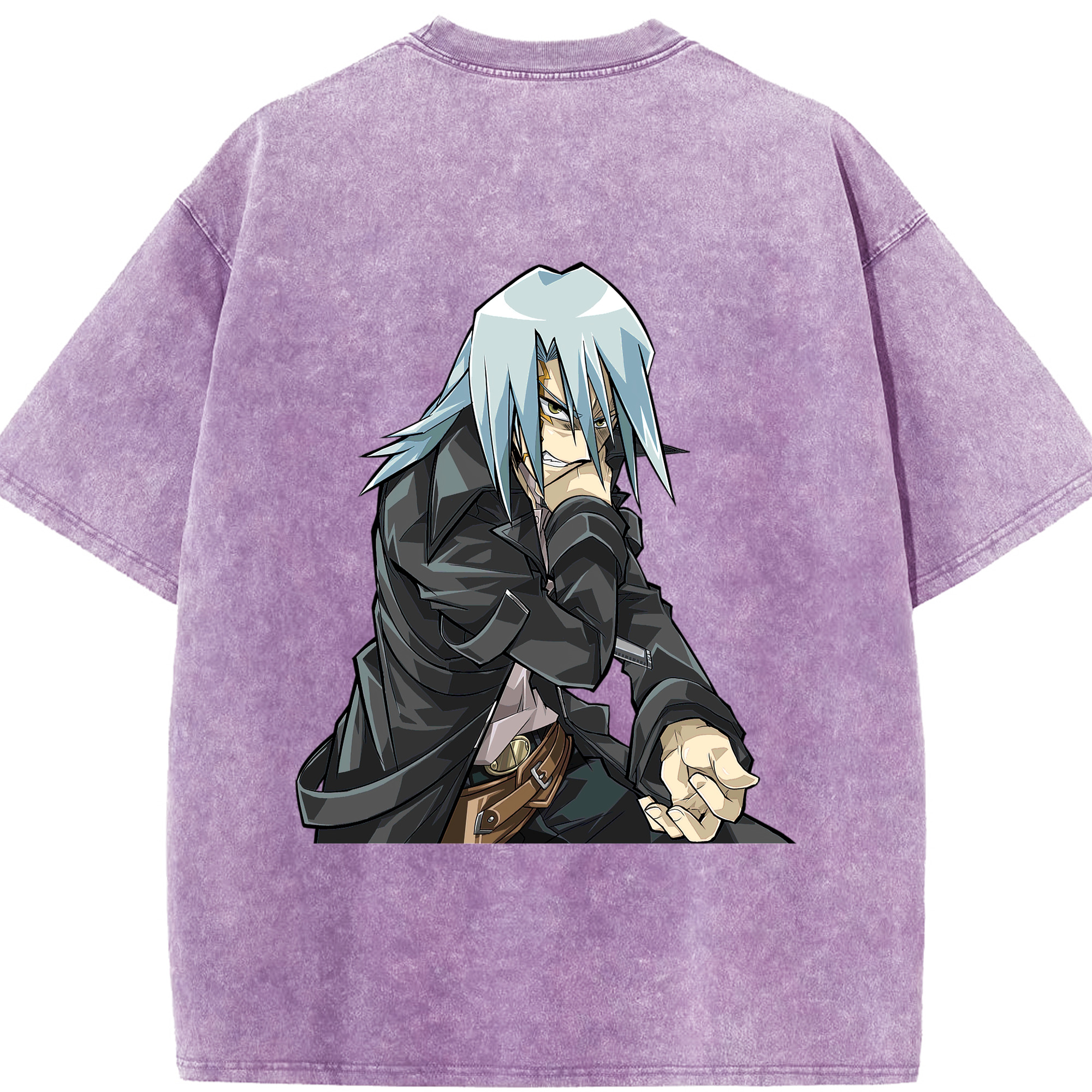 （画像用） 遊☆戯☆王 Yu-Gi-Oh! 綿100% ヴィンテージ風 半袖Tシャツ（背面プリント）