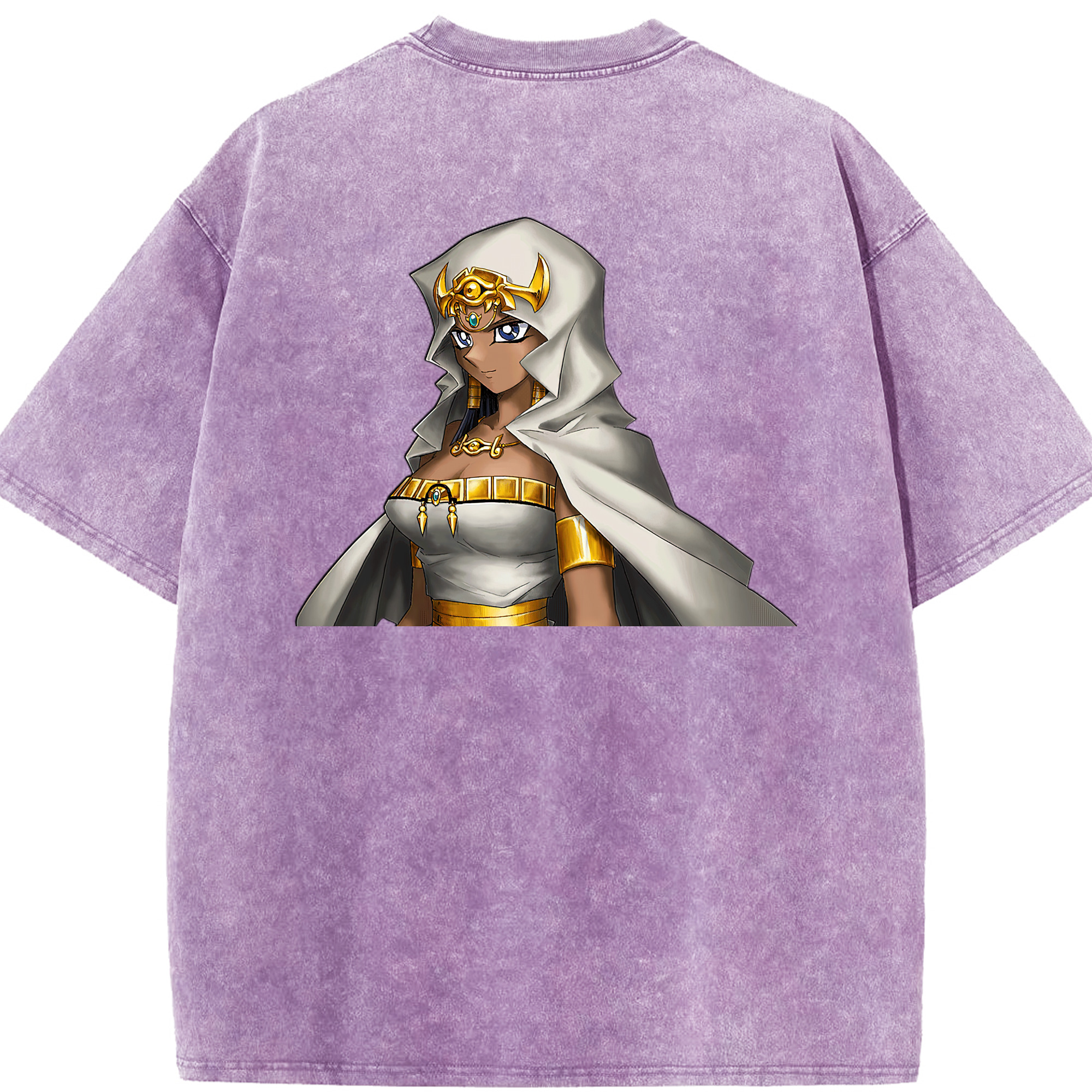 （画像用） 遊☆戯☆王 Yu-Gi-Oh! 綿100% ヴィンテージ風 半袖Tシャツ（背面プリント）