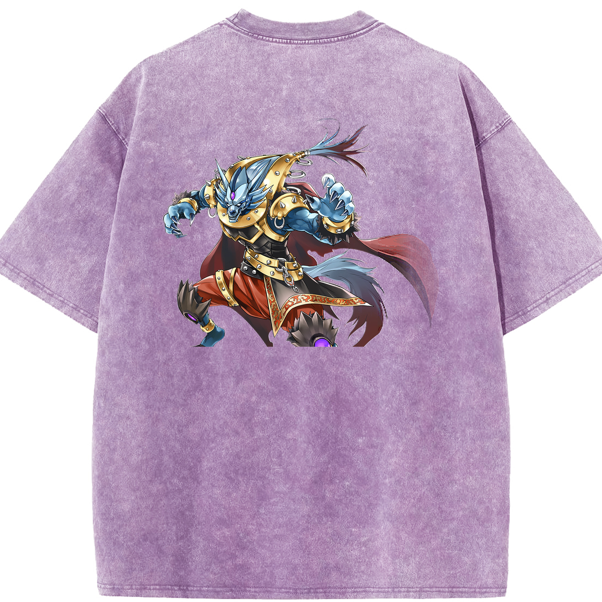 （画像用） 遊☆戯☆王 Yu-Gi-Oh! 綿100% ヴィンテージ風 半袖Tシャツ（背面プリント）