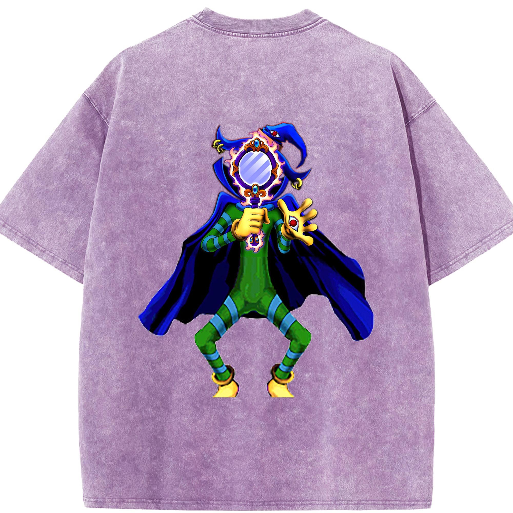 （画像用） 遊☆戯☆王 Yu-Gi-Oh! 綿100% ヴィンテージ風 半袖Tシャツ（背面プリント）