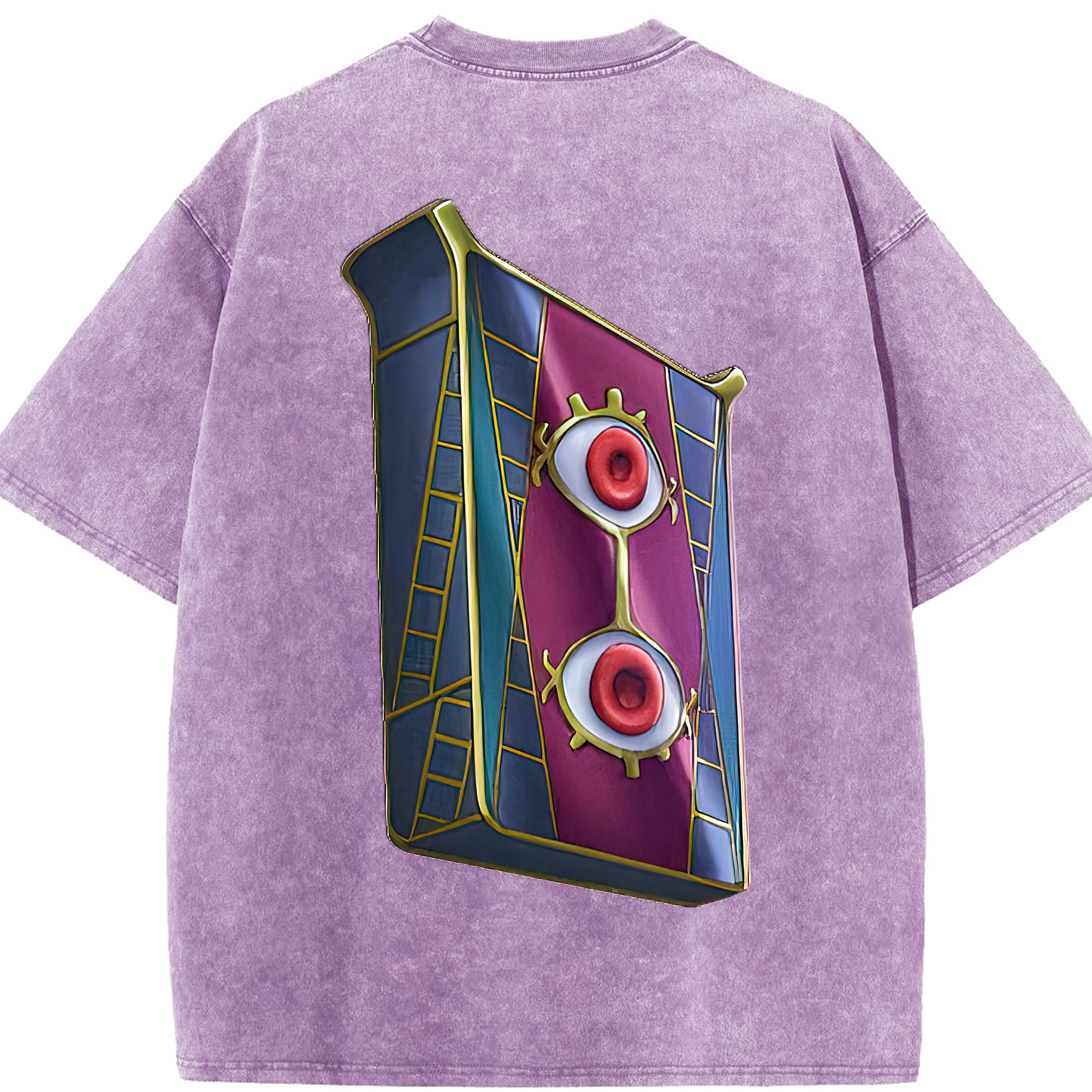 （画像用） 遊☆戯☆王 Yu-Gi-Oh! 綿100% ヴィンテージ風 半袖Tシャツ（背面プリント）