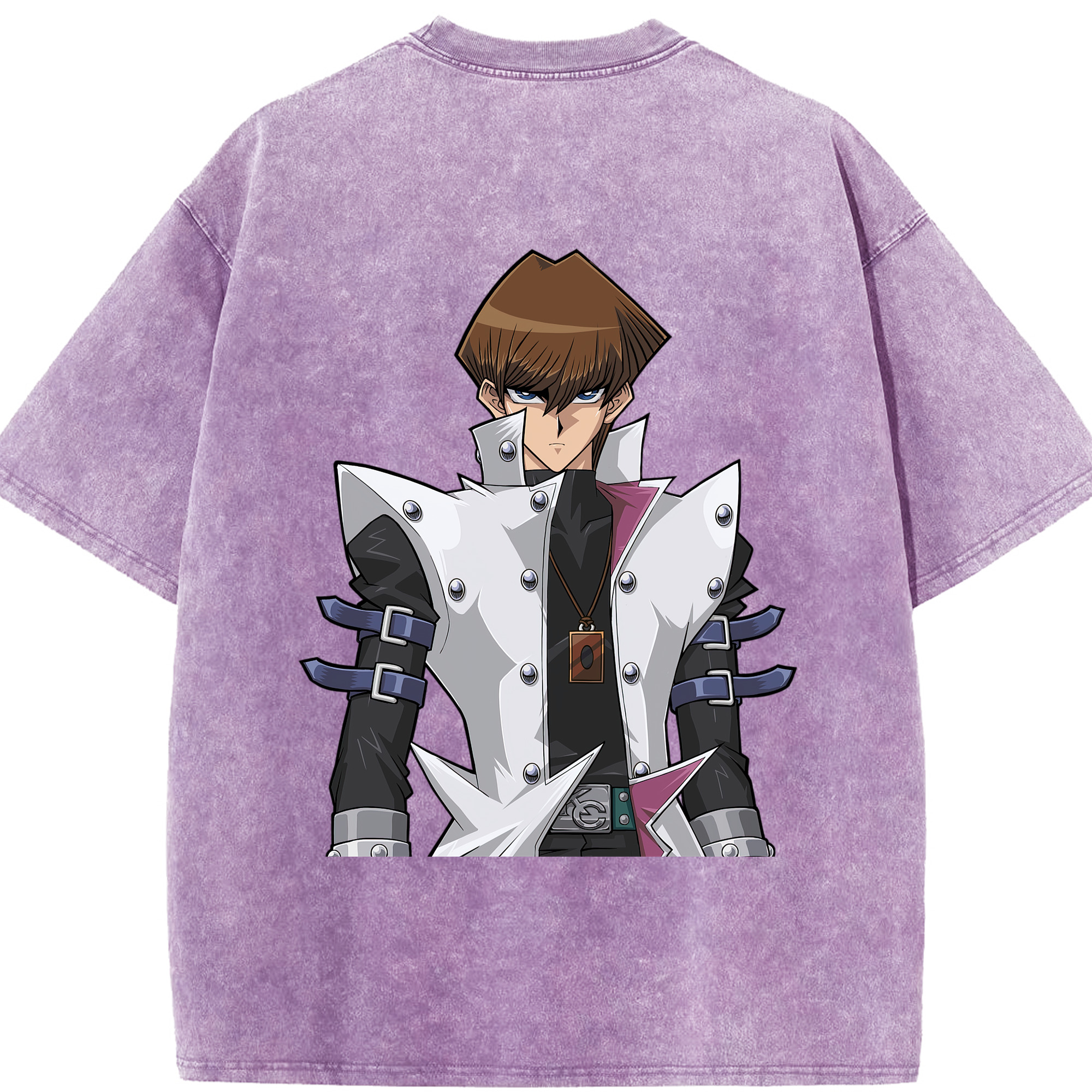 （画像用） 遊☆戯☆王 Yu-Gi-Oh! 綿100% ヴィンテージ風 半袖Tシャツ（背面プリント）