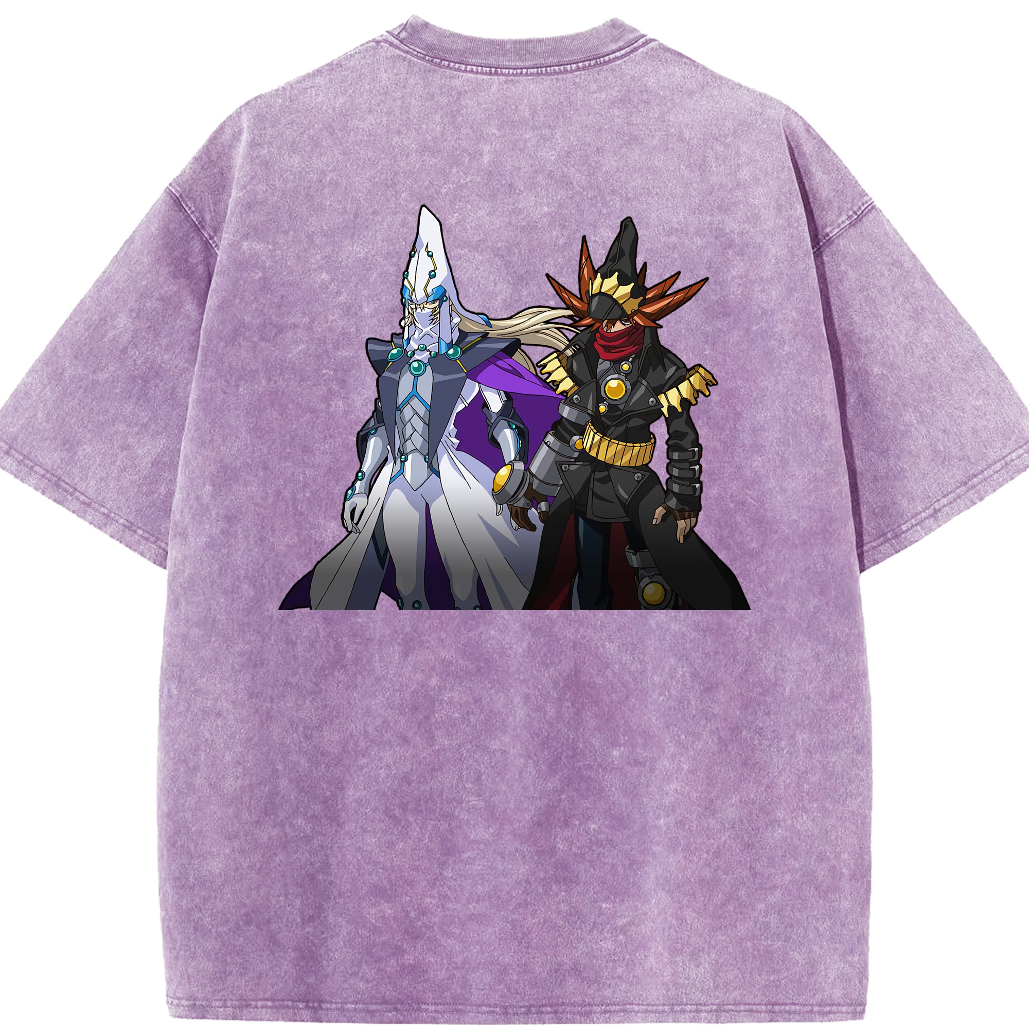 （画像用） 遊☆戯☆王 Yu-Gi-Oh! 綿100% ヴィンテージ風 半袖Tシャツ（背面プリント）