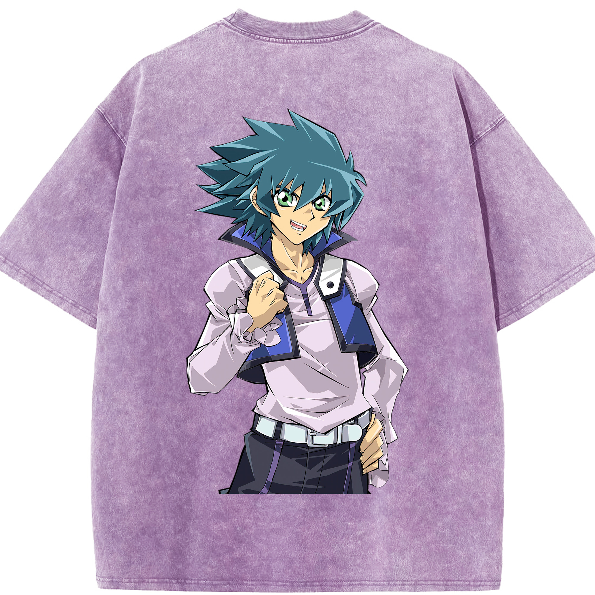 （画像用） 遊☆戯☆王 Yu-Gi-Oh! 綿100% ヴィンテージ風 半袖Tシャツ（背面プリント）