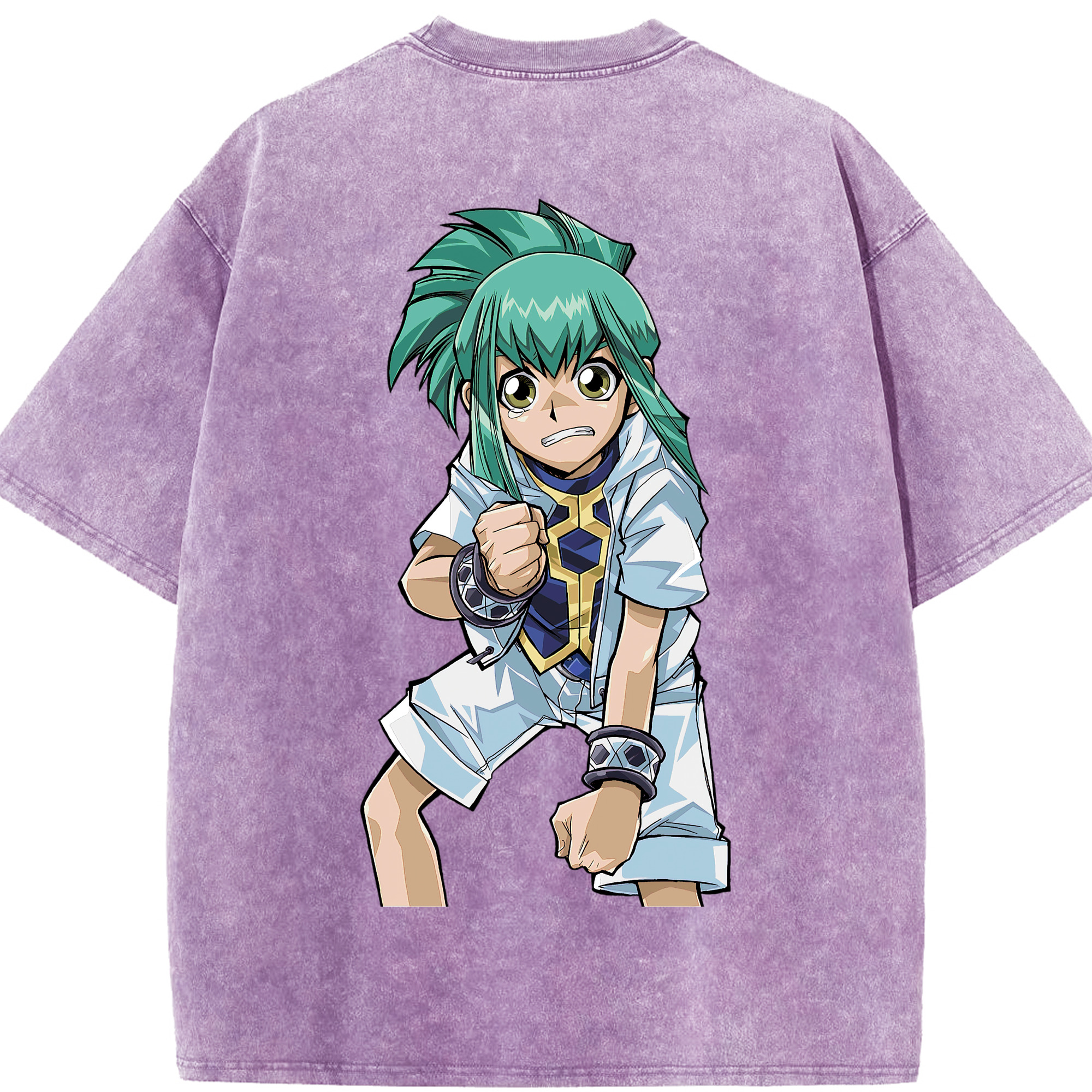 （画像用） 遊☆戯☆王 Yu-Gi-Oh! 綿100% ヴィンテージ風 半袖Tシャツ（背面プリント）