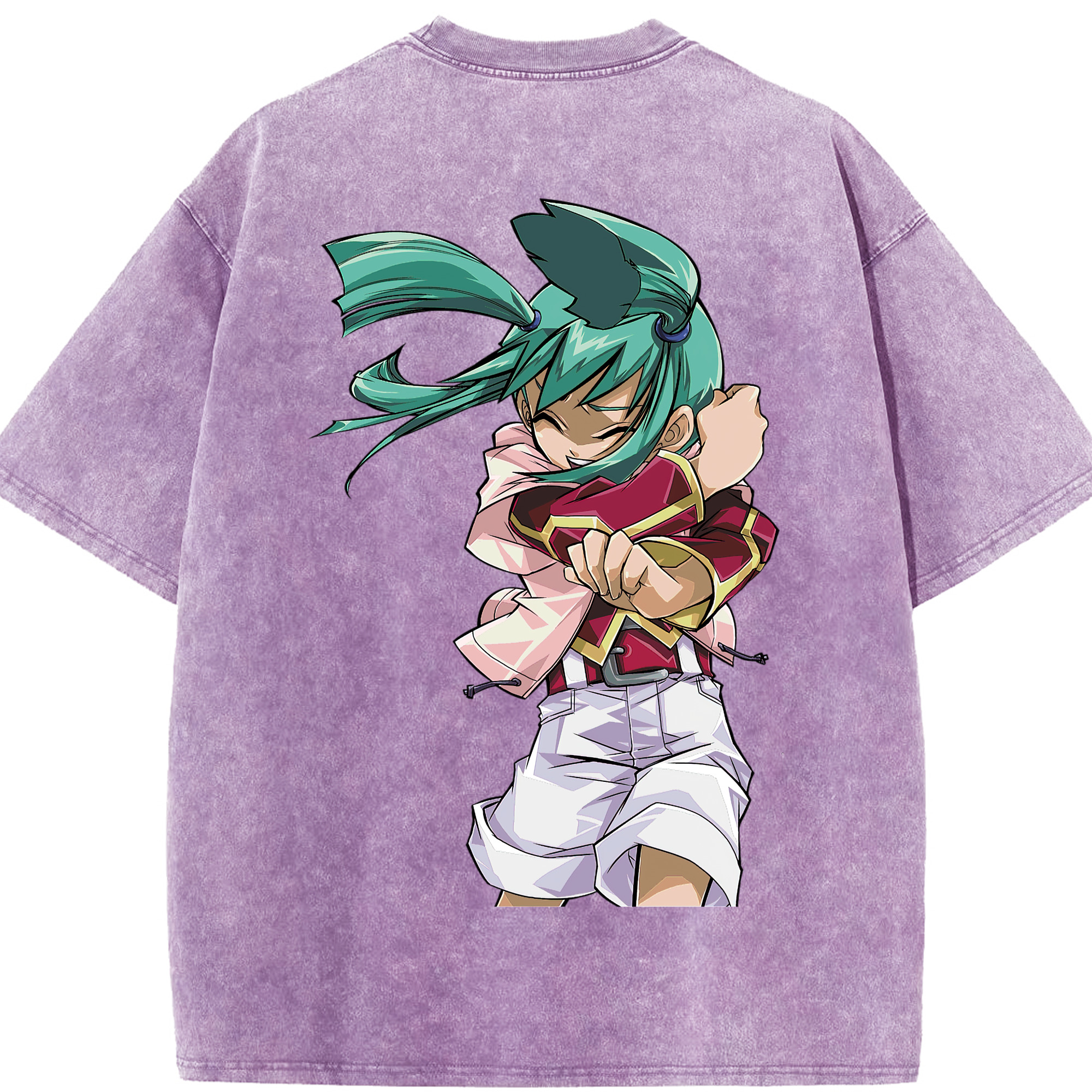 （画像用） 遊☆戯☆王 Yu-Gi-Oh! 綿100% ヴィンテージ風 半袖Tシャツ（背面プリント）