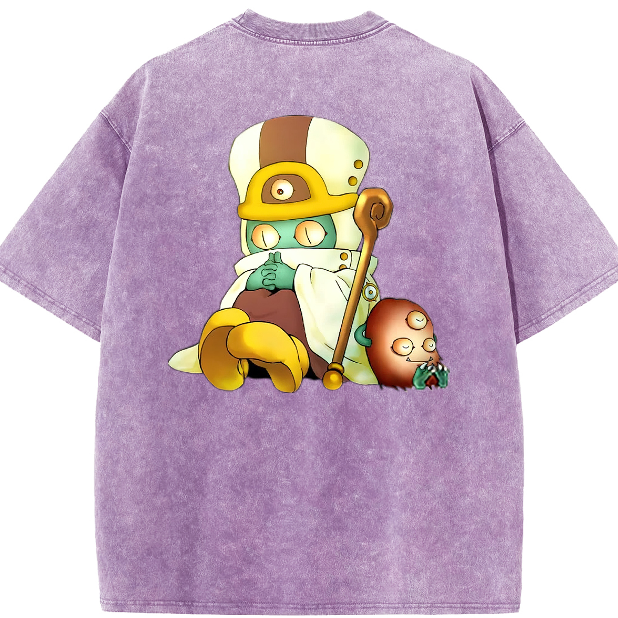 （画像用） 遊☆戯☆王 Yu-Gi-Oh! 綿100% ヴィンテージ風 半袖Tシャツ（背面プリント）