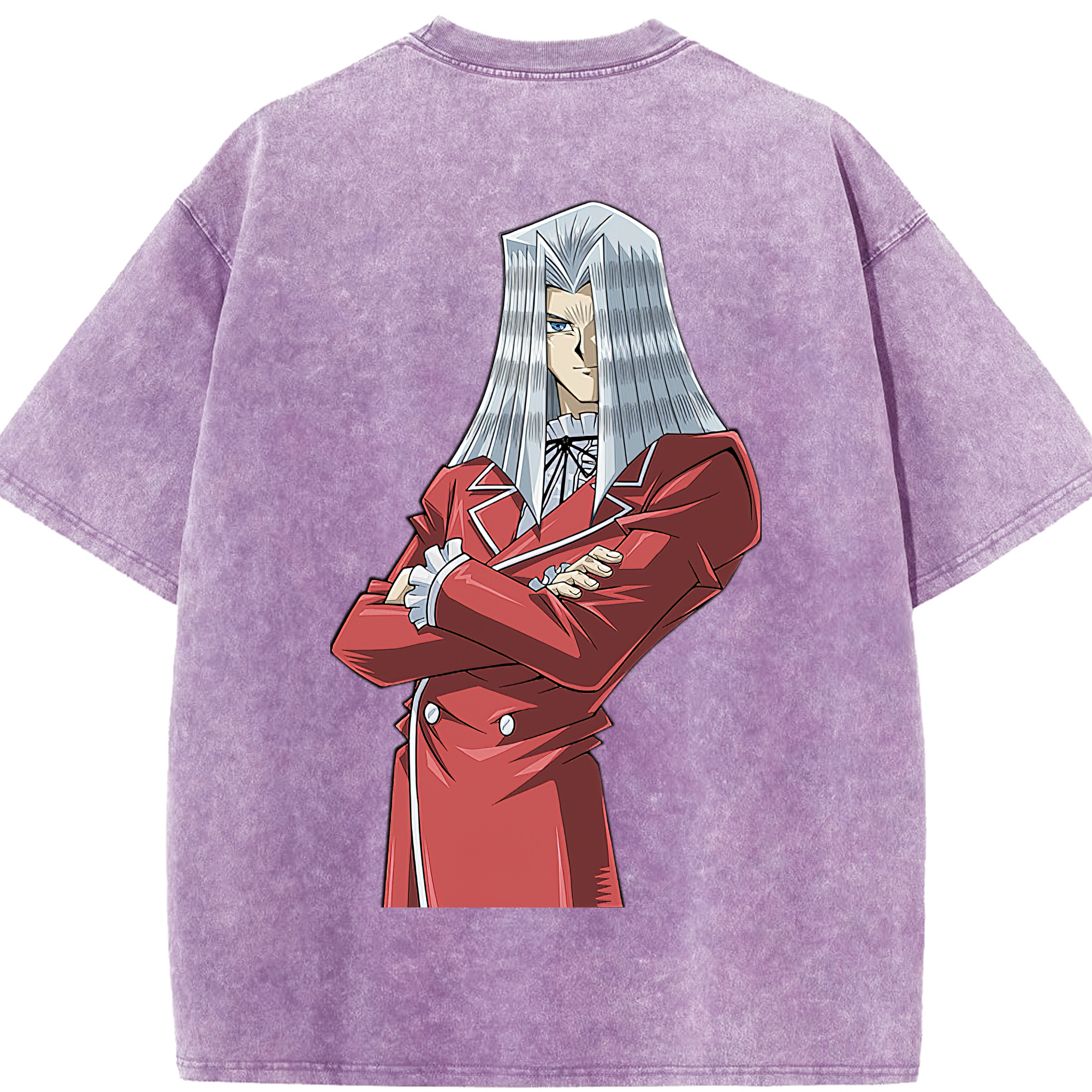 （画像用） 遊☆戯☆王 Yu-Gi-Oh! 綿100% ヴィンテージ風 半袖Tシャツ（背面プリント）