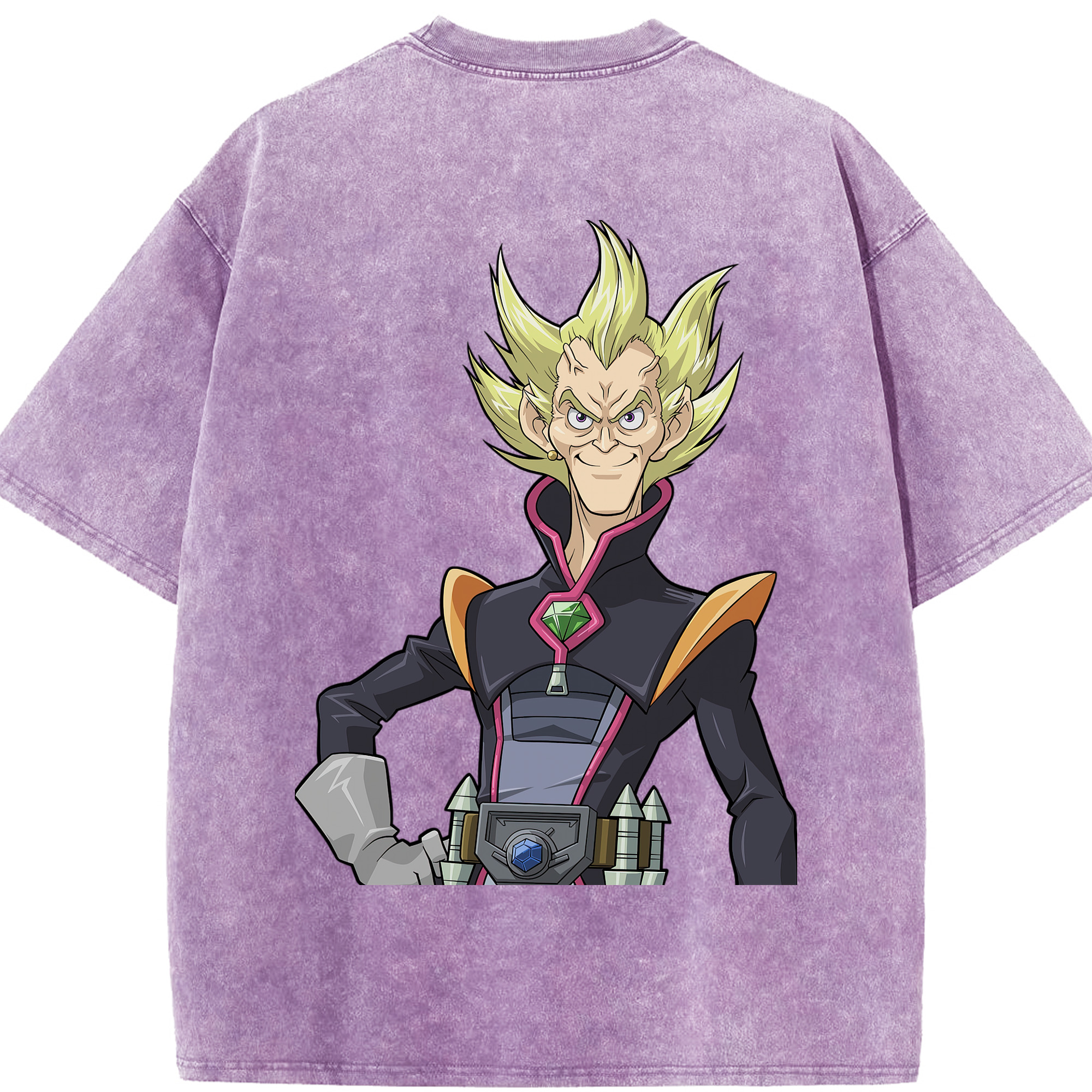 （画像用） 遊☆戯☆王 Yu-Gi-Oh! 綿100% ヴィンテージ風 半袖Tシャツ（背面プリント）