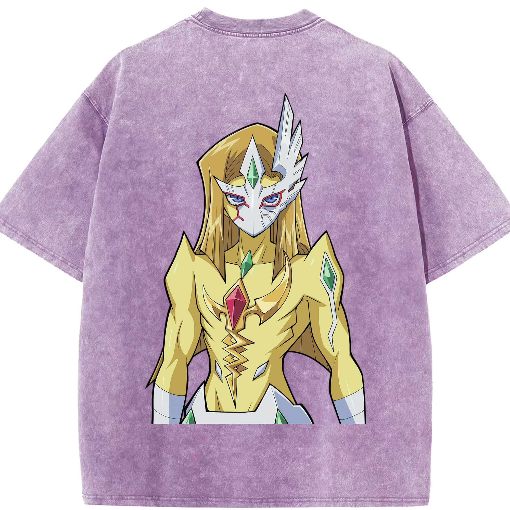（画像用） 遊☆戯☆王 Yu-Gi-Oh! 綿100% ヴィンテージ風 半袖Tシャツ（背面プリント）