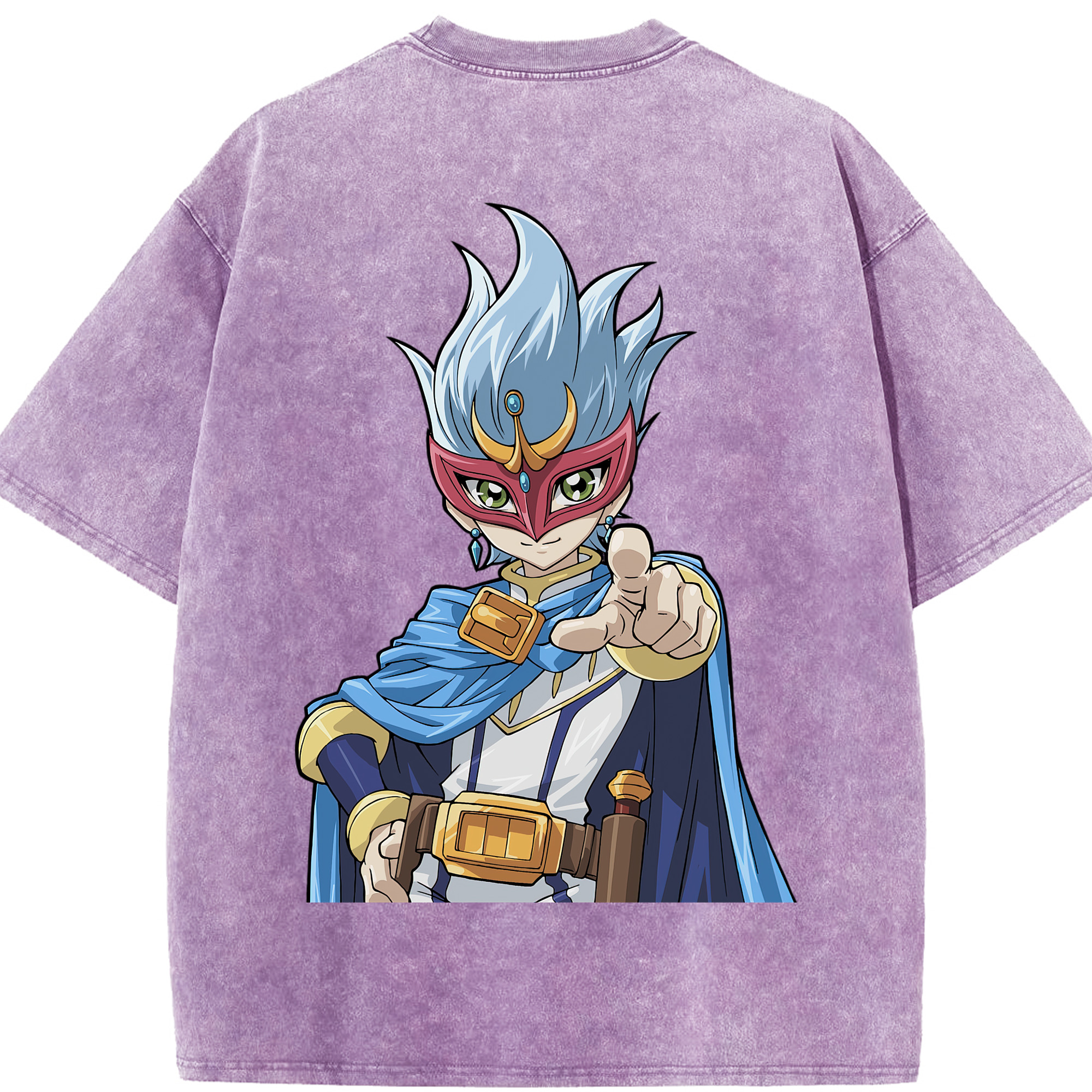 （画像用） 遊☆戯☆王 Yu-Gi-Oh! 綿100% ヴィンテージ風 半袖Tシャツ（背面プリント）