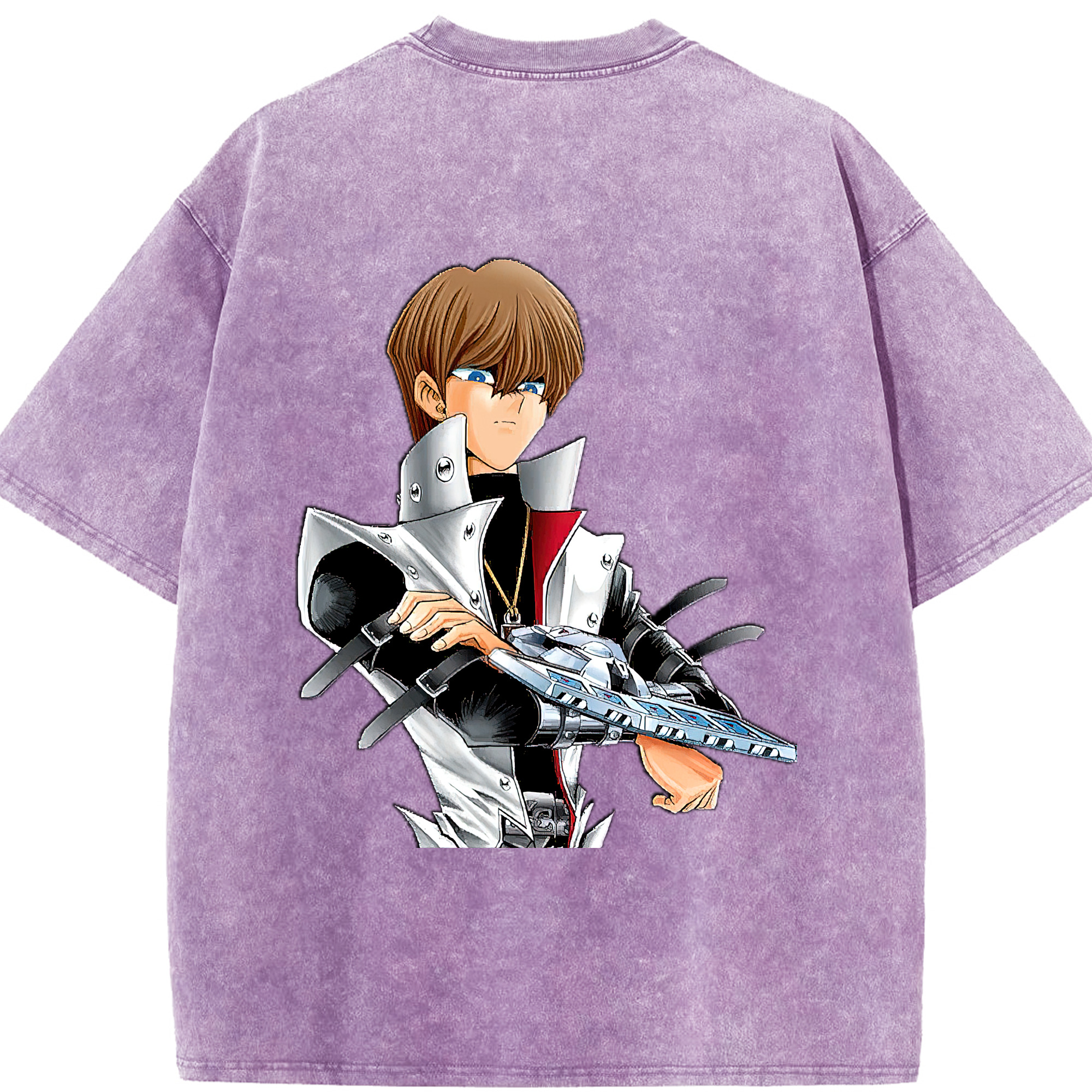 （画像用） 遊☆戯☆王 Yu-Gi-Oh! 綿100% ヴィンテージ風 半袖Tシャツ（背面プリント）