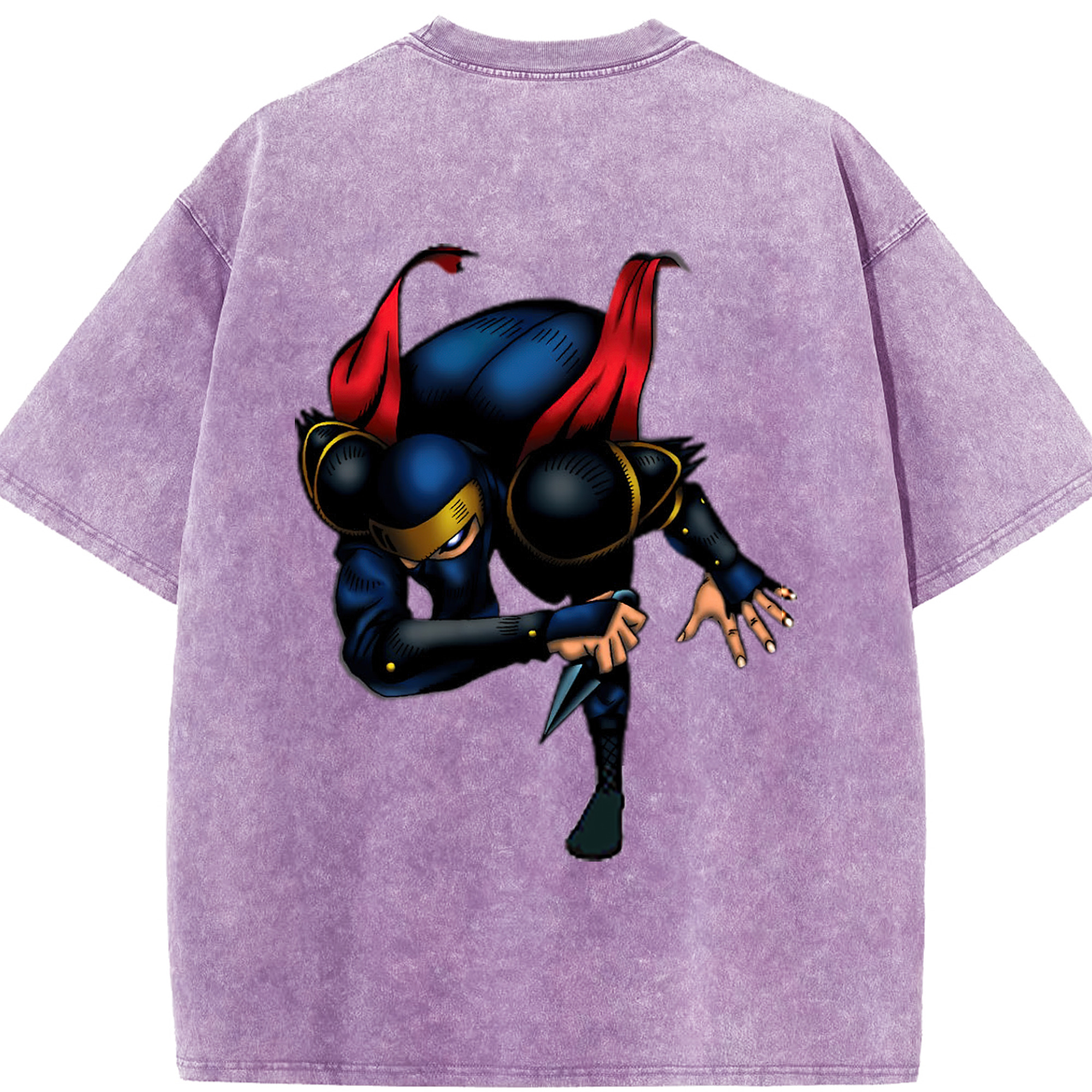 （画像用） 遊☆戯☆王 Yu-Gi-Oh! 綿100% ヴィンテージ風 半袖Tシャツ（背面プリント）