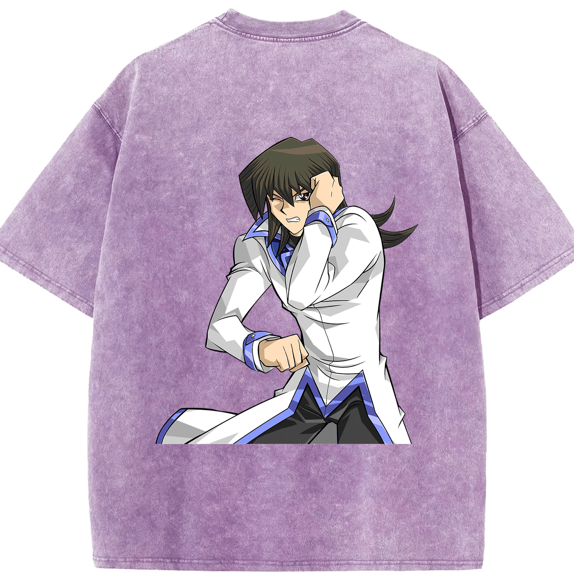 （画像用） 遊☆戯☆王 Yu-Gi-Oh! 綿100% ヴィンテージ風 半袖Tシャツ（背面プリント）
