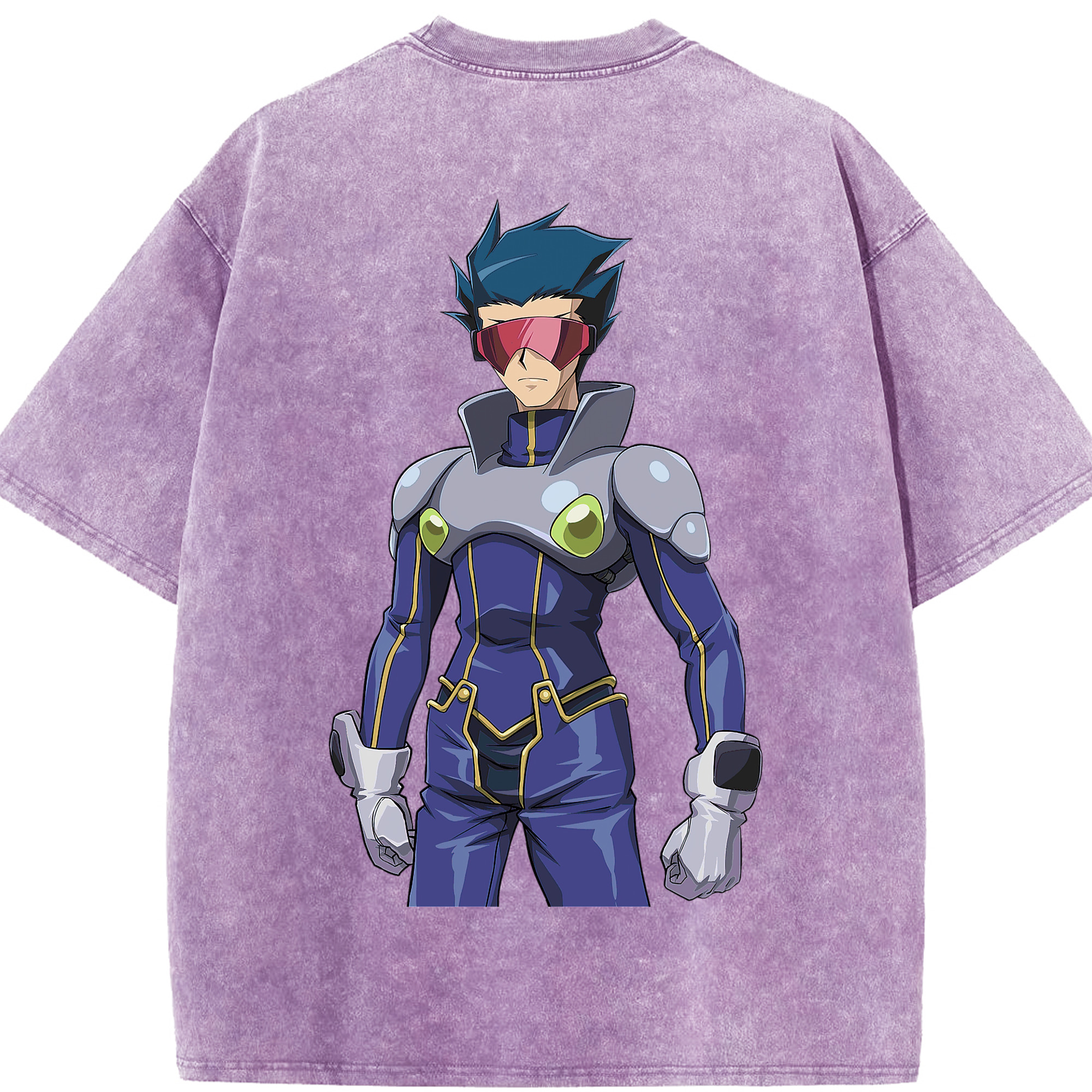 （画像用） 遊☆戯☆王 Yu-Gi-Oh! 綿100% ヴィンテージ風 半袖Tシャツ（背面プリント）