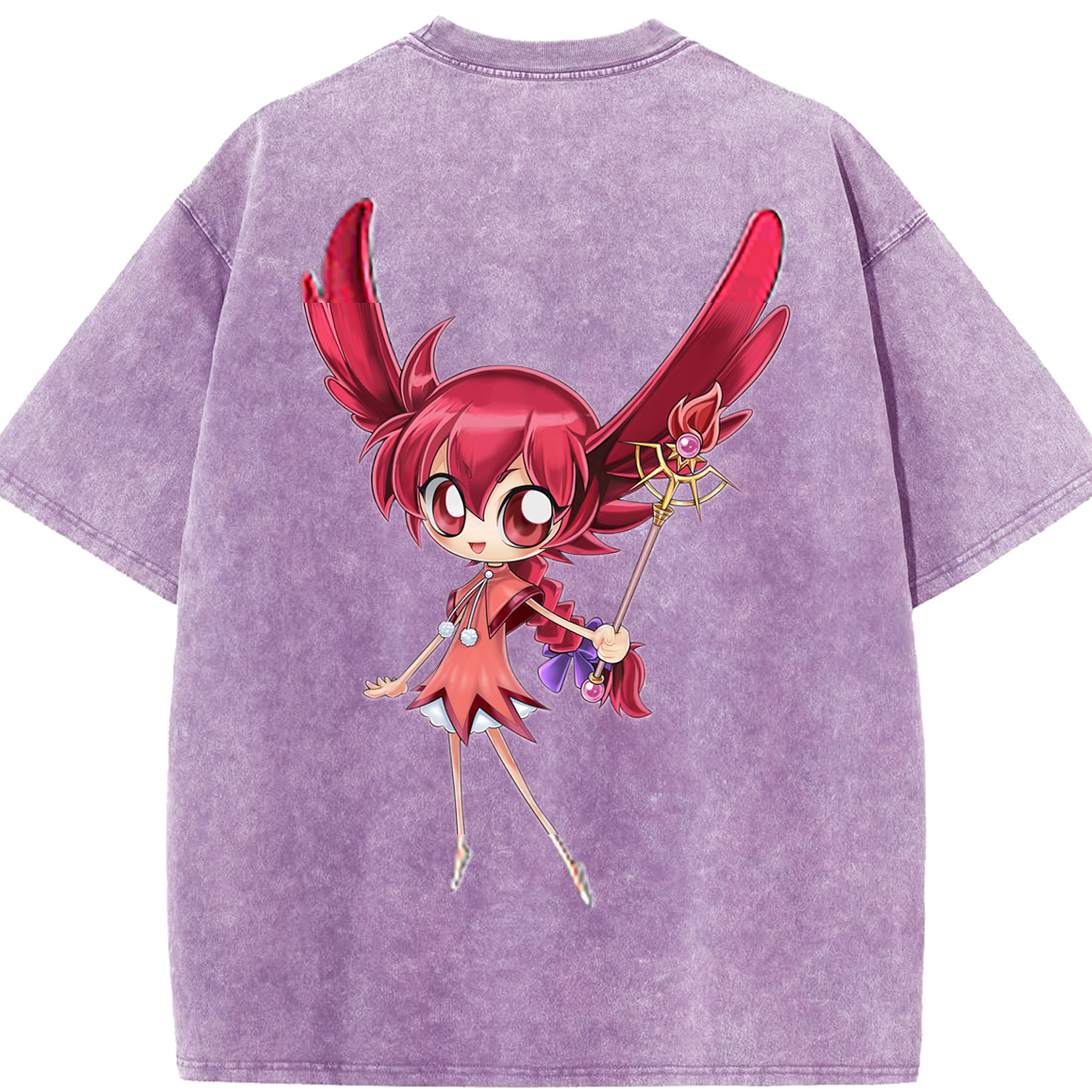 （画像用） 遊☆戯☆王 Yu-Gi-Oh! 綿100% ヴィンテージ風 半袖Tシャツ（背面プリント）