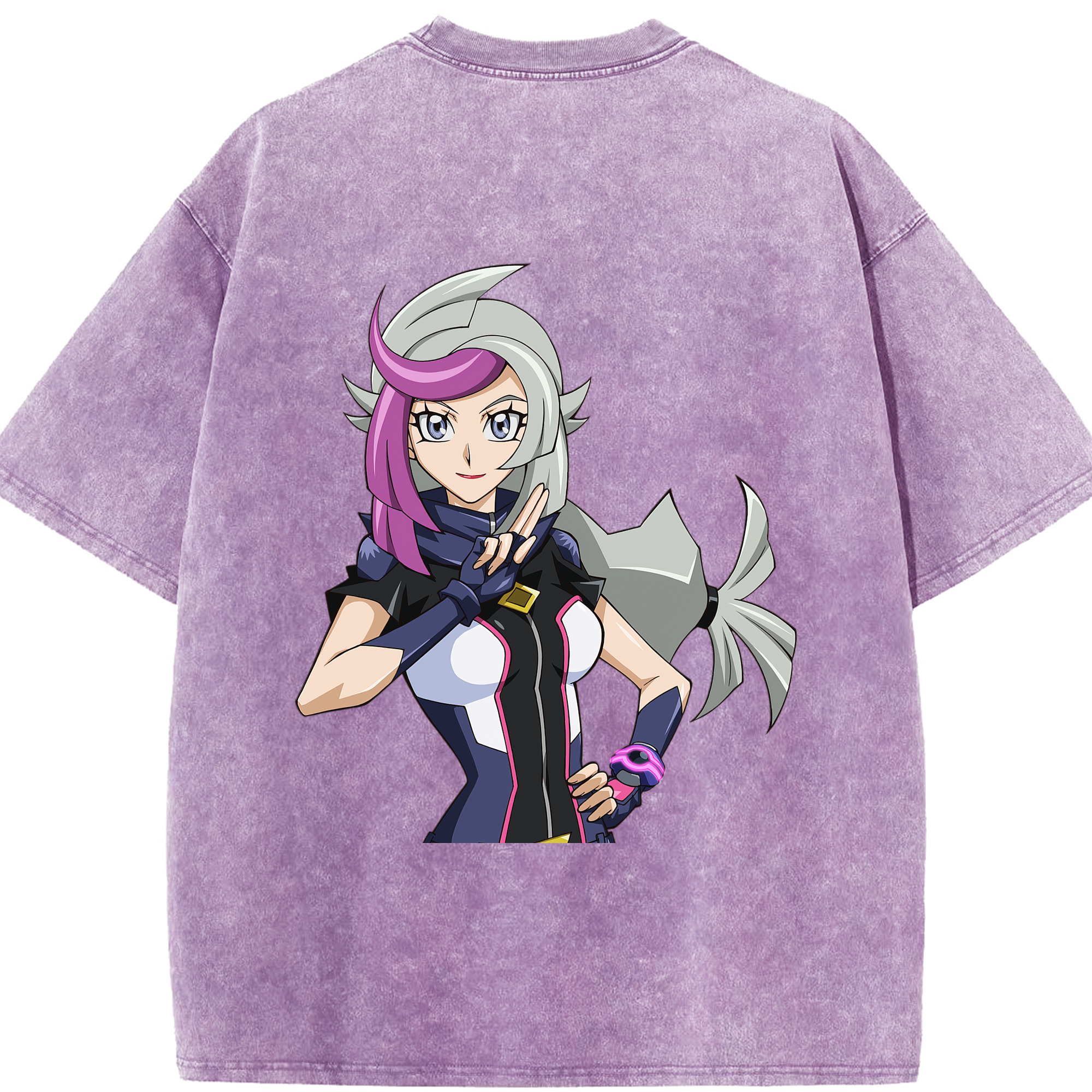 （画像用） 遊☆戯☆王 Yu-Gi-Oh! 綿100% ヴィンテージ風 半袖Tシャツ（背面プリント）
