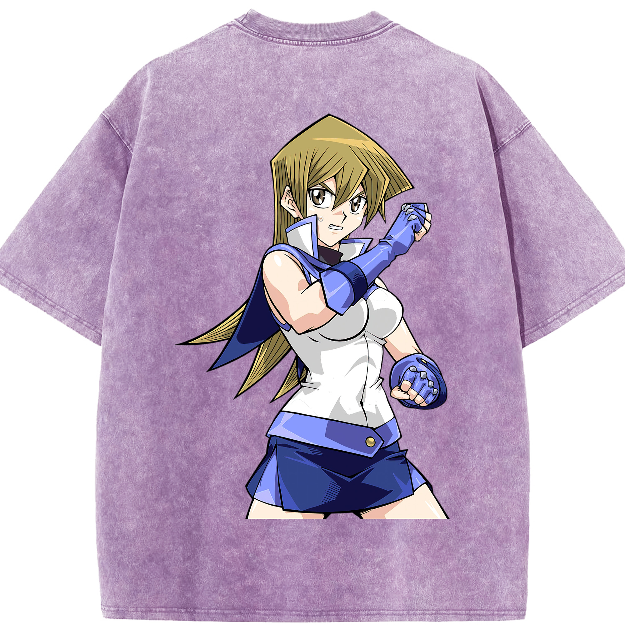 （画像用） 遊☆戯☆王 Yu-Gi-Oh! 綿100% ヴィンテージ風 半袖Tシャツ（背面プリント）