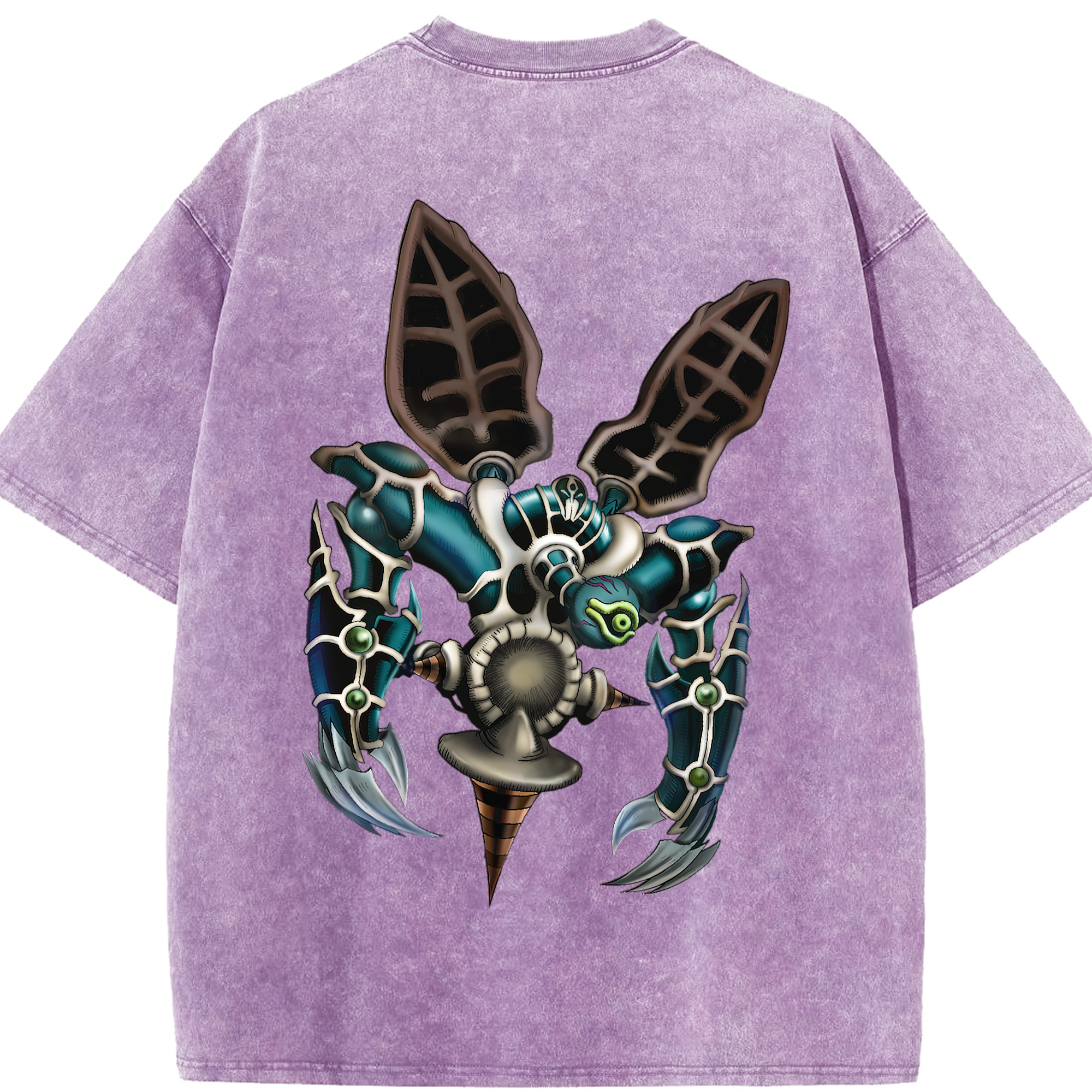 （画像用） 遊☆戯☆王 Yu-Gi-Oh! 綿100% ヴィンテージ風 半袖Tシャツ（背面プリント）