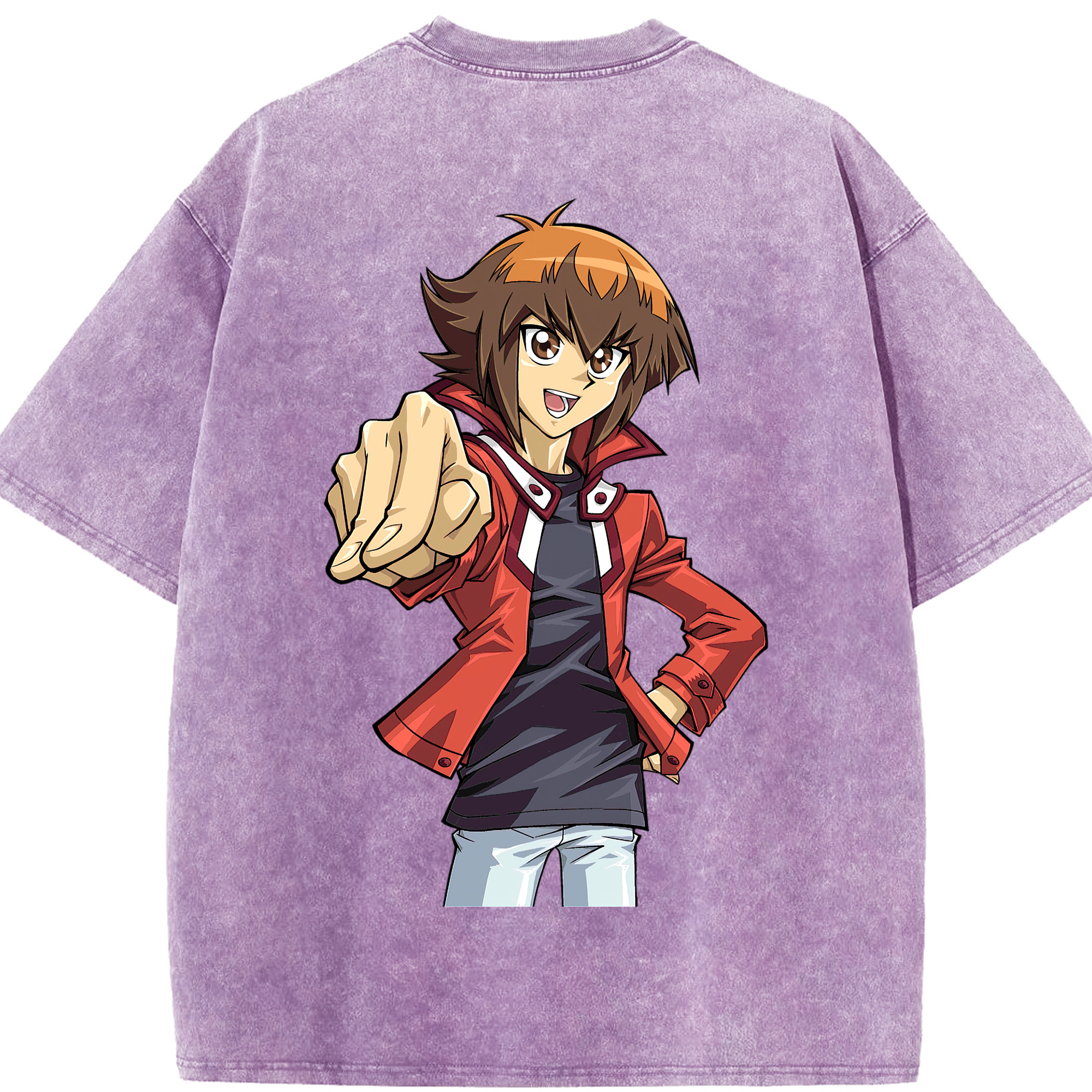 （画像用） 遊☆戯☆王 Yu-Gi-Oh! 綿100% ヴィンテージ風 半袖Tシャツ（背面プリント）