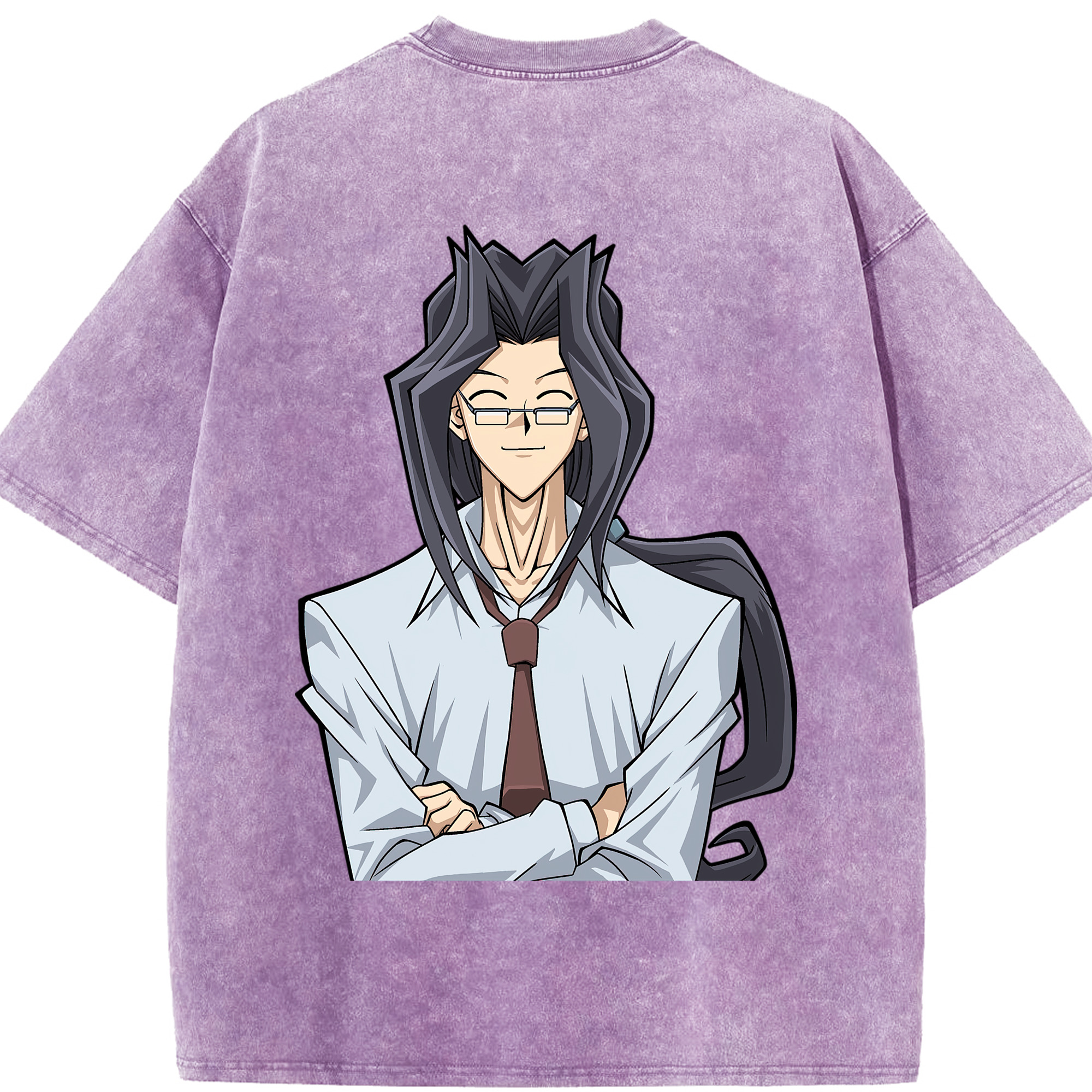 （画像用） 遊☆戯☆王 Yu-Gi-Oh! 綿100% ヴィンテージ風 半袖Tシャツ（背面プリント）