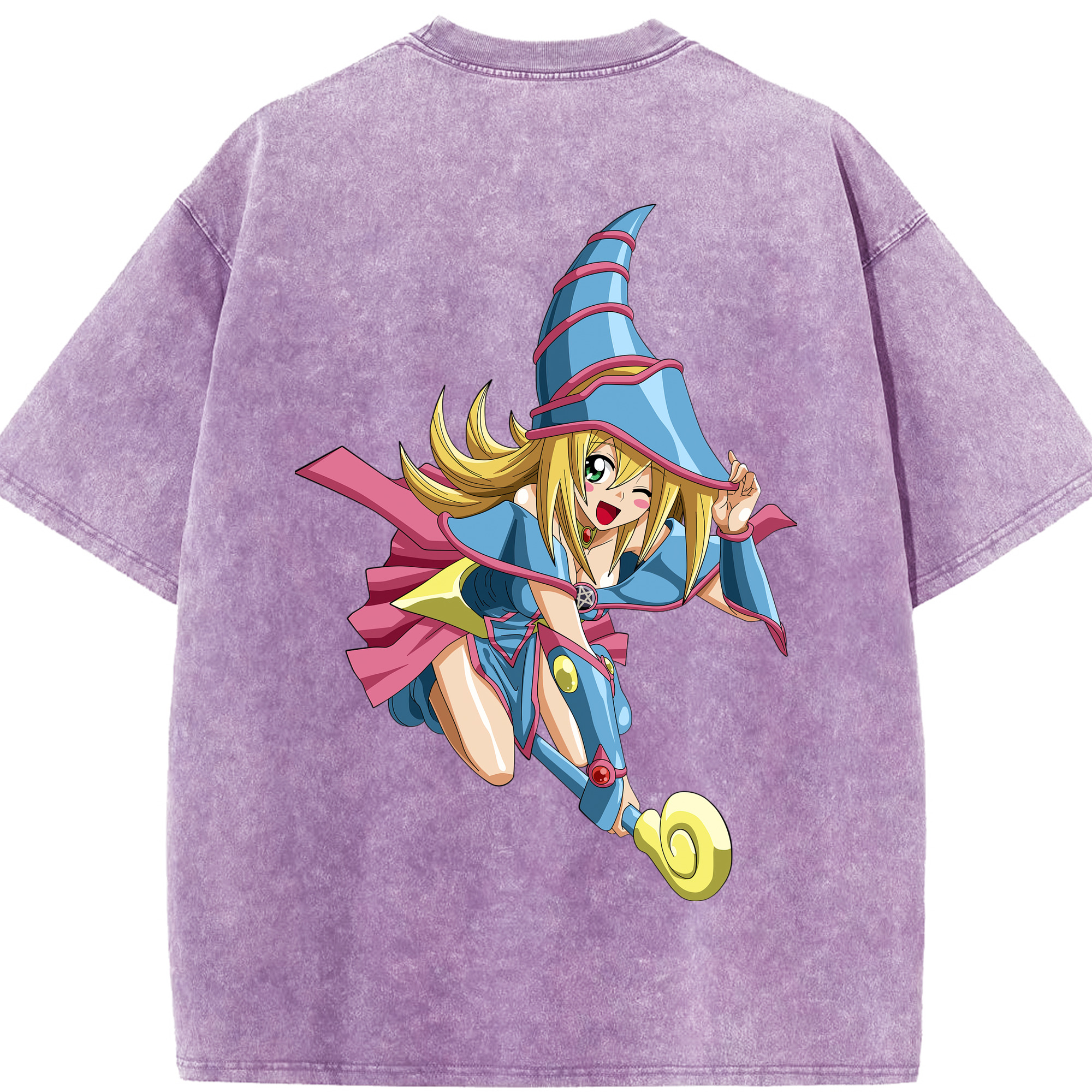 （画像用） 遊☆戯☆王 Yu-Gi-Oh! 綿100% ヴィンテージ風 半袖Tシャツ（背面プリント）