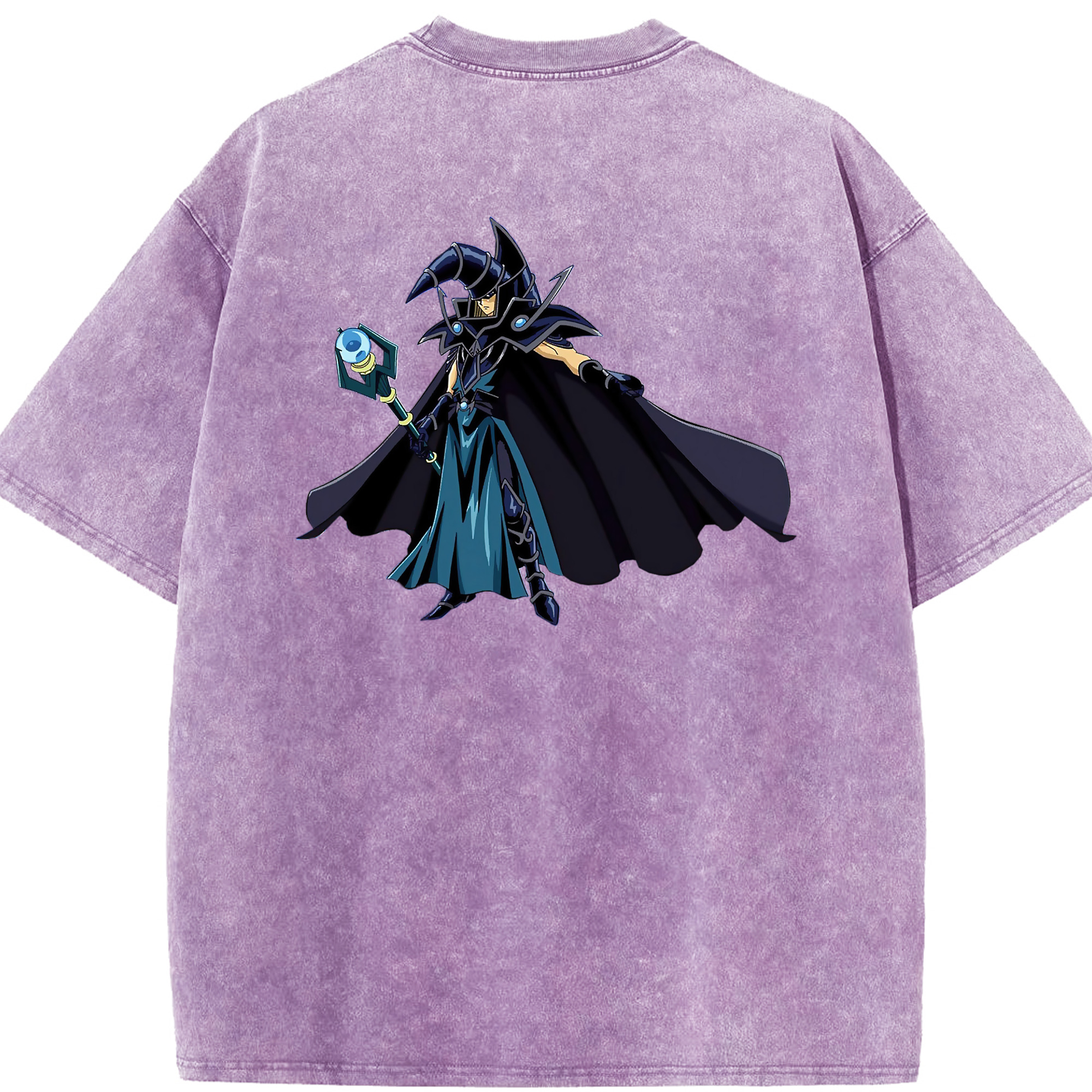 （画像用） 遊☆戯☆王 Yu-Gi-Oh! 綿100% ヴィンテージ風 半袖Tシャツ（背面プリント）