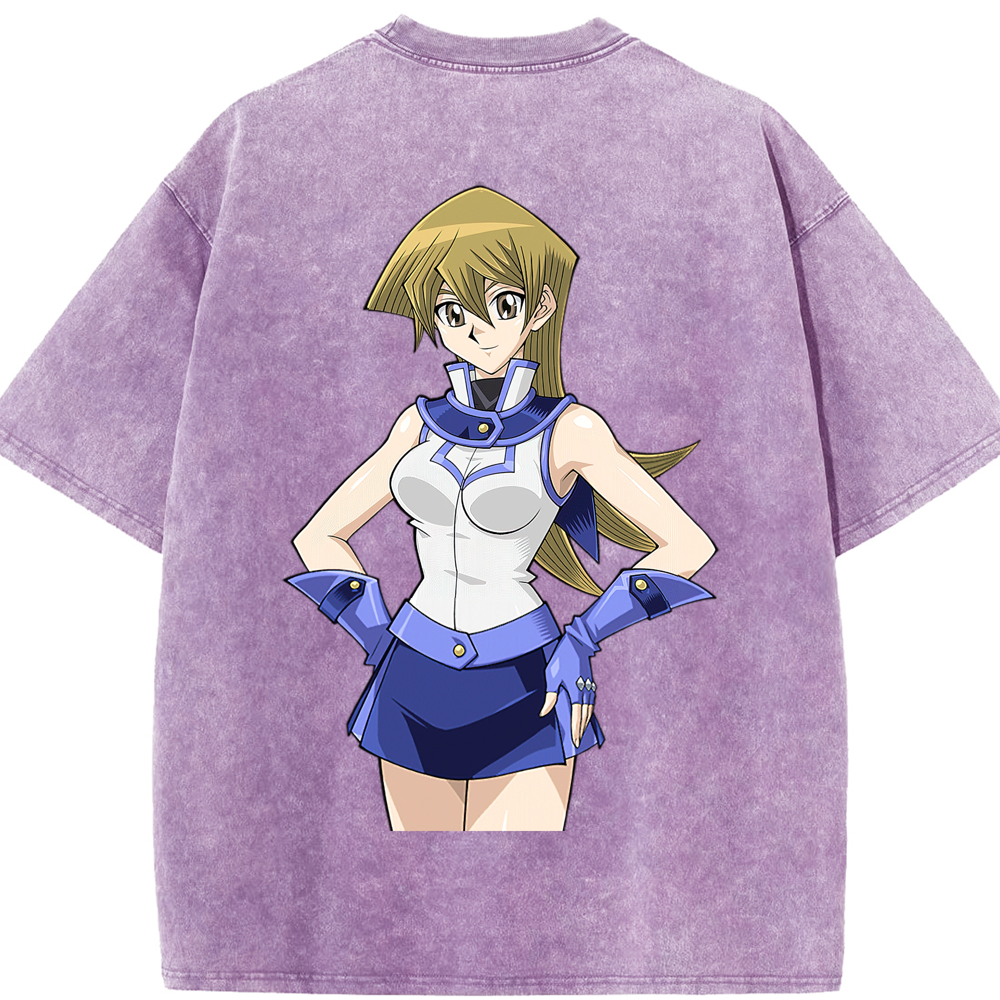 （画像用） 遊☆戯☆王 Yu-Gi-Oh! 綿100% ヴィンテージ風 半袖Tシャツ（背面プリント）