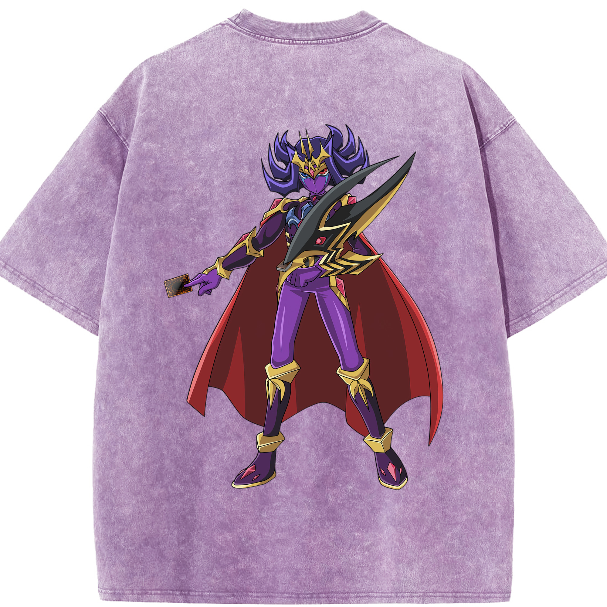 （画像用） 遊☆戯☆王 Yu-Gi-Oh! 綿100% ヴィンテージ風 半袖Tシャツ（背面プリント）