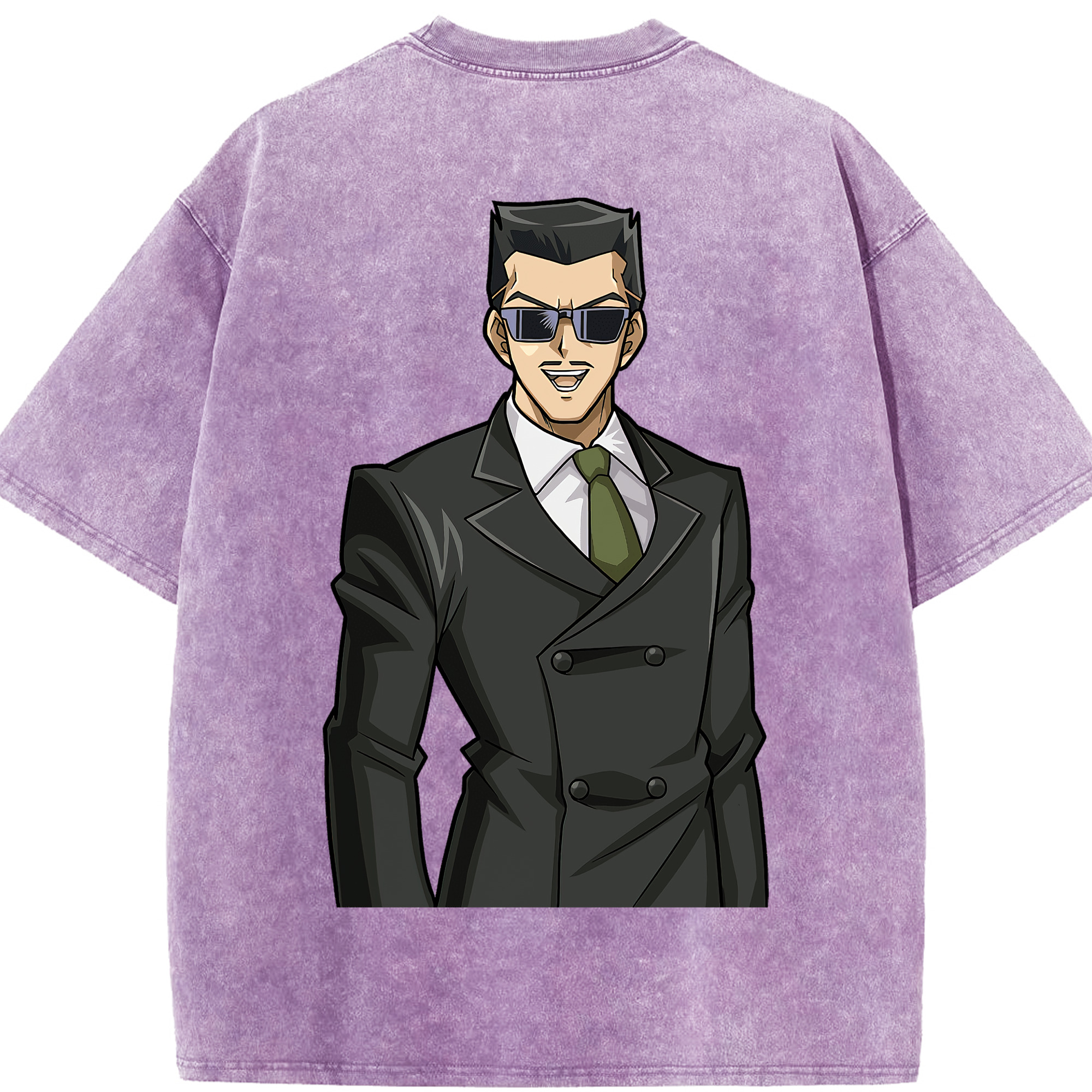 （画像用） 遊☆戯☆王 Yu-Gi-Oh! 綿100% ヴィンテージ風 半袖Tシャツ（背面プリント）