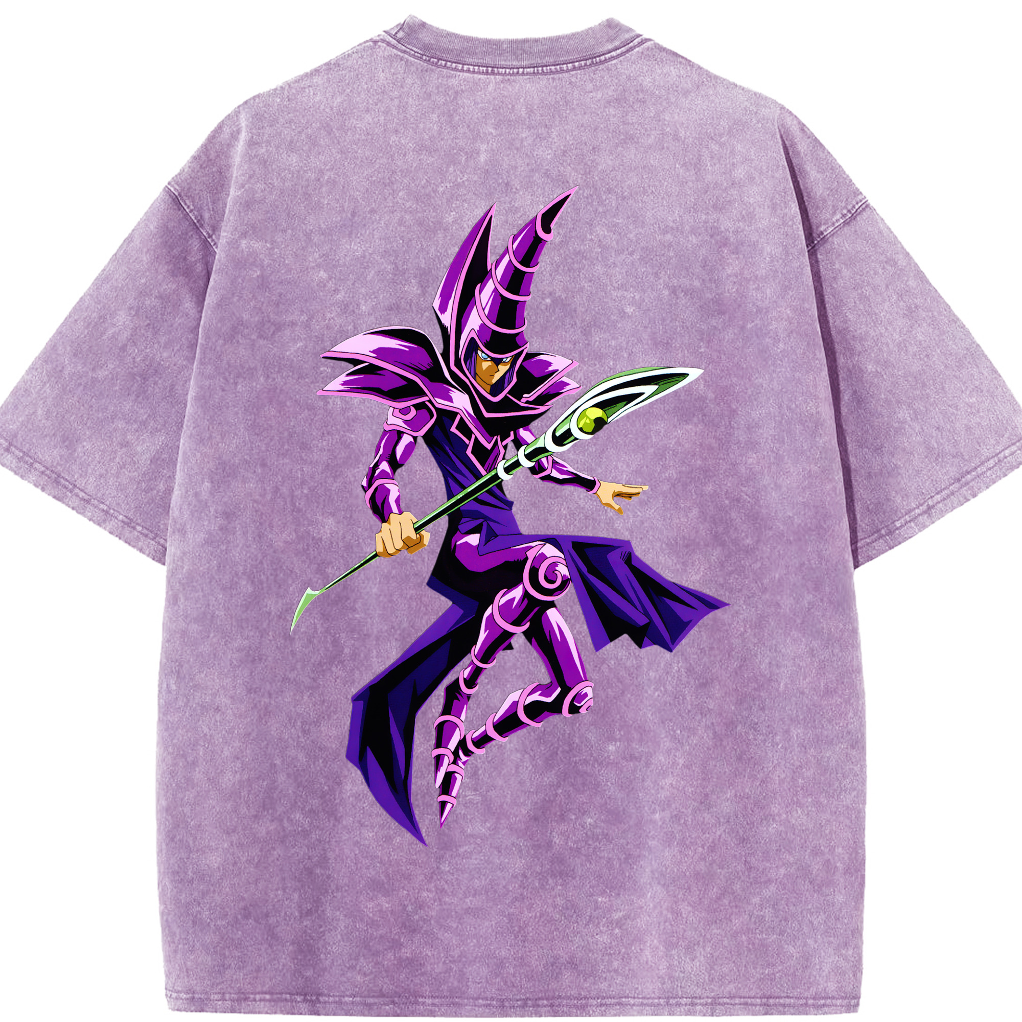 （画像用） 遊☆戯☆王 Yu-Gi-Oh! 綿100% ヴィンテージ風 半袖Tシャツ（背面プリント）