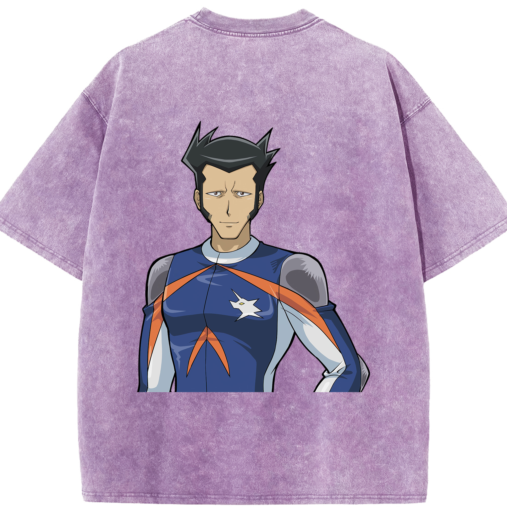 （画像用） 遊☆戯☆王 Yu-Gi-Oh! 綿100% ヴィンテージ風 半袖Tシャツ（背面プリント）