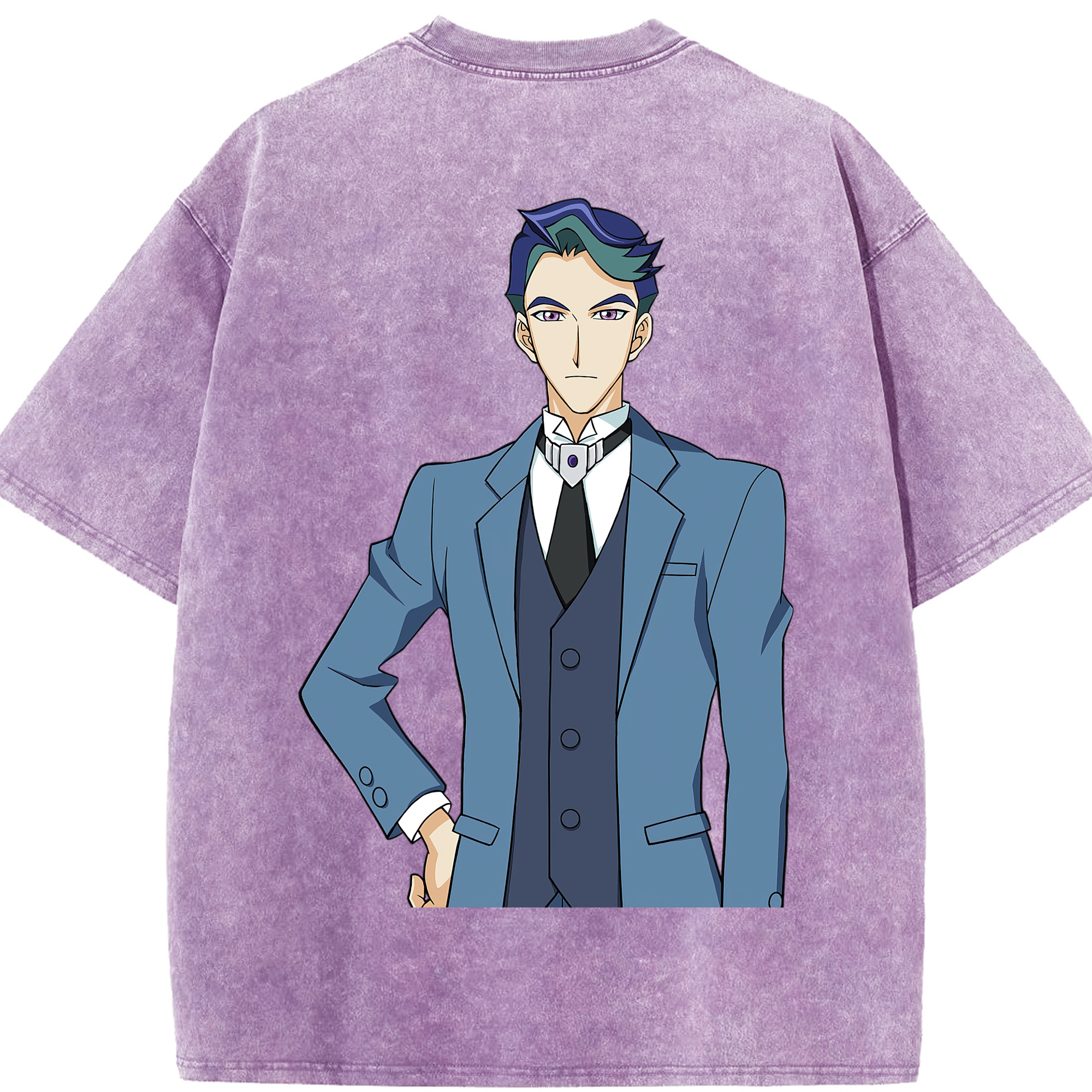 （画像用） 遊☆戯☆王 Yu-Gi-Oh! 綿100% ヴィンテージ風 半袖Tシャツ（背面プリント）