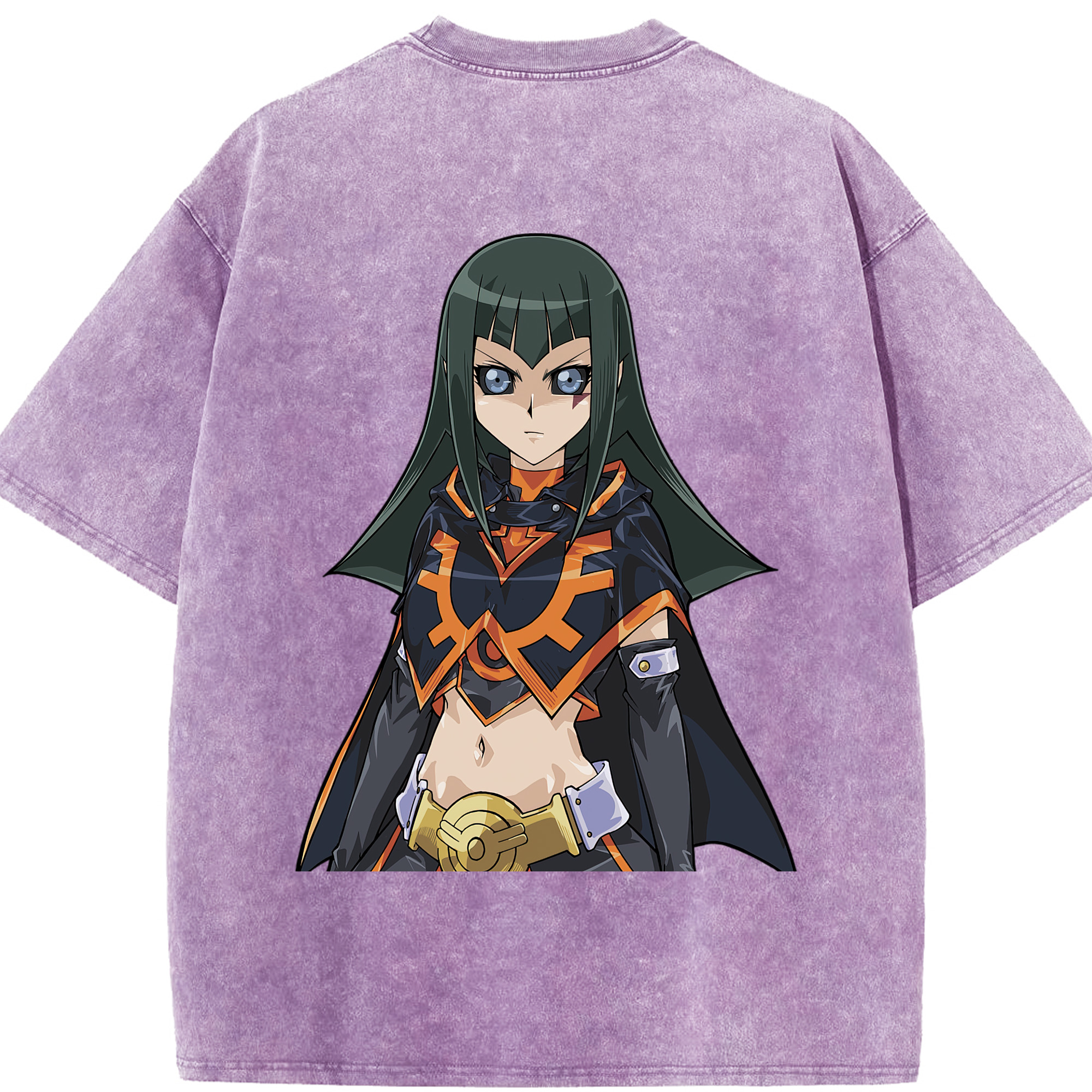 （画像用） 遊☆戯☆王 Yu-Gi-Oh! 綿100% ヴィンテージ風 半袖Tシャツ（背面プリント）