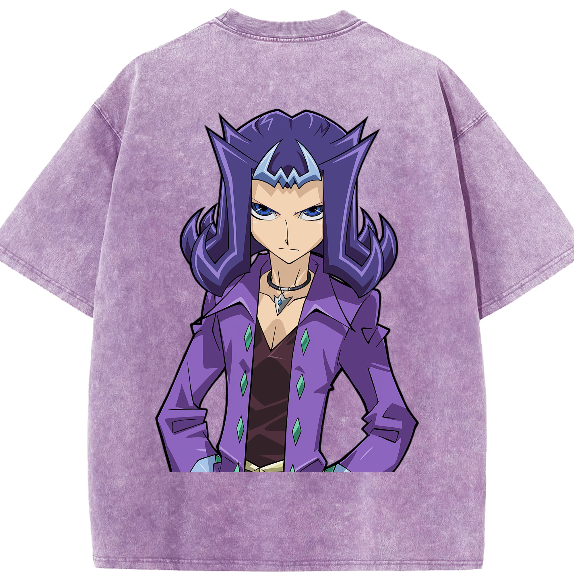 （画像用） 遊☆戯☆王 Yu-Gi-Oh! 綿100% ヴィンテージ風 半袖Tシャツ（背面プリント）