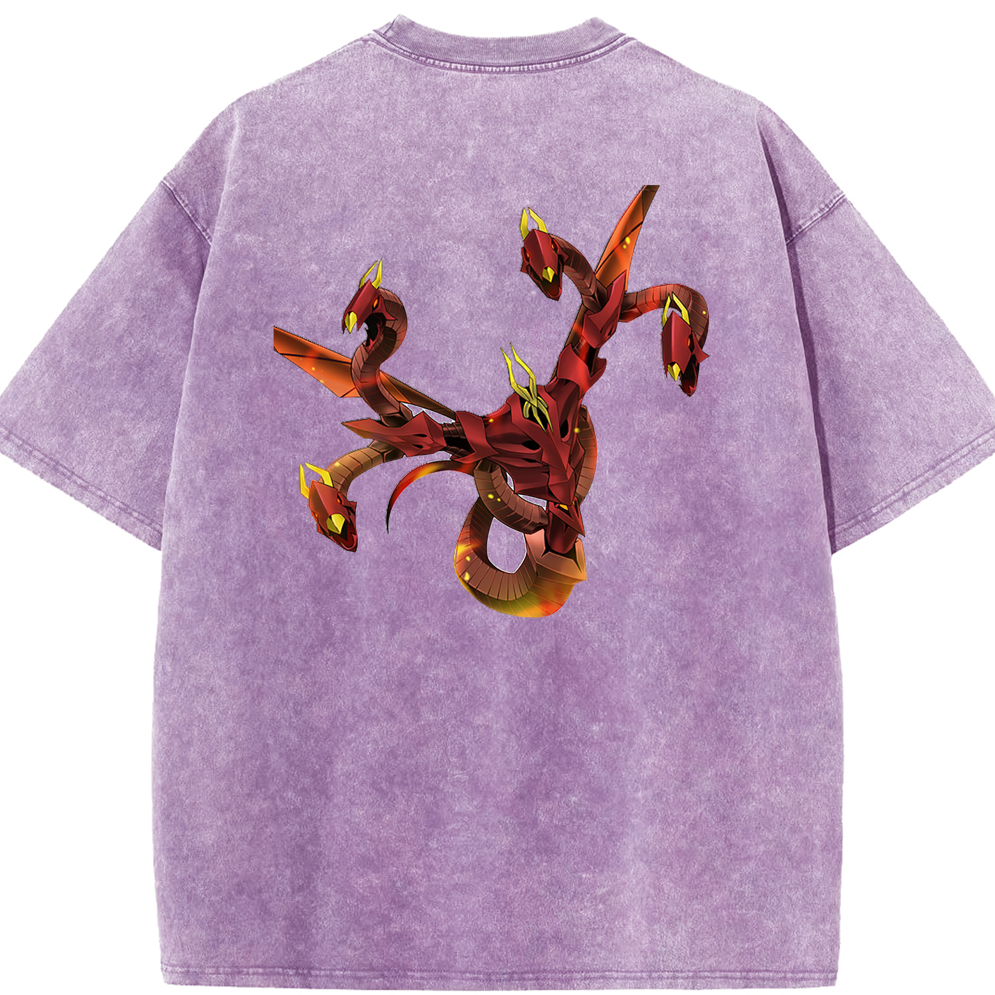 （画像用） 遊☆戯☆王 Yu-Gi-Oh! 綿100% ヴィンテージ風 半袖Tシャツ（背面プリント）